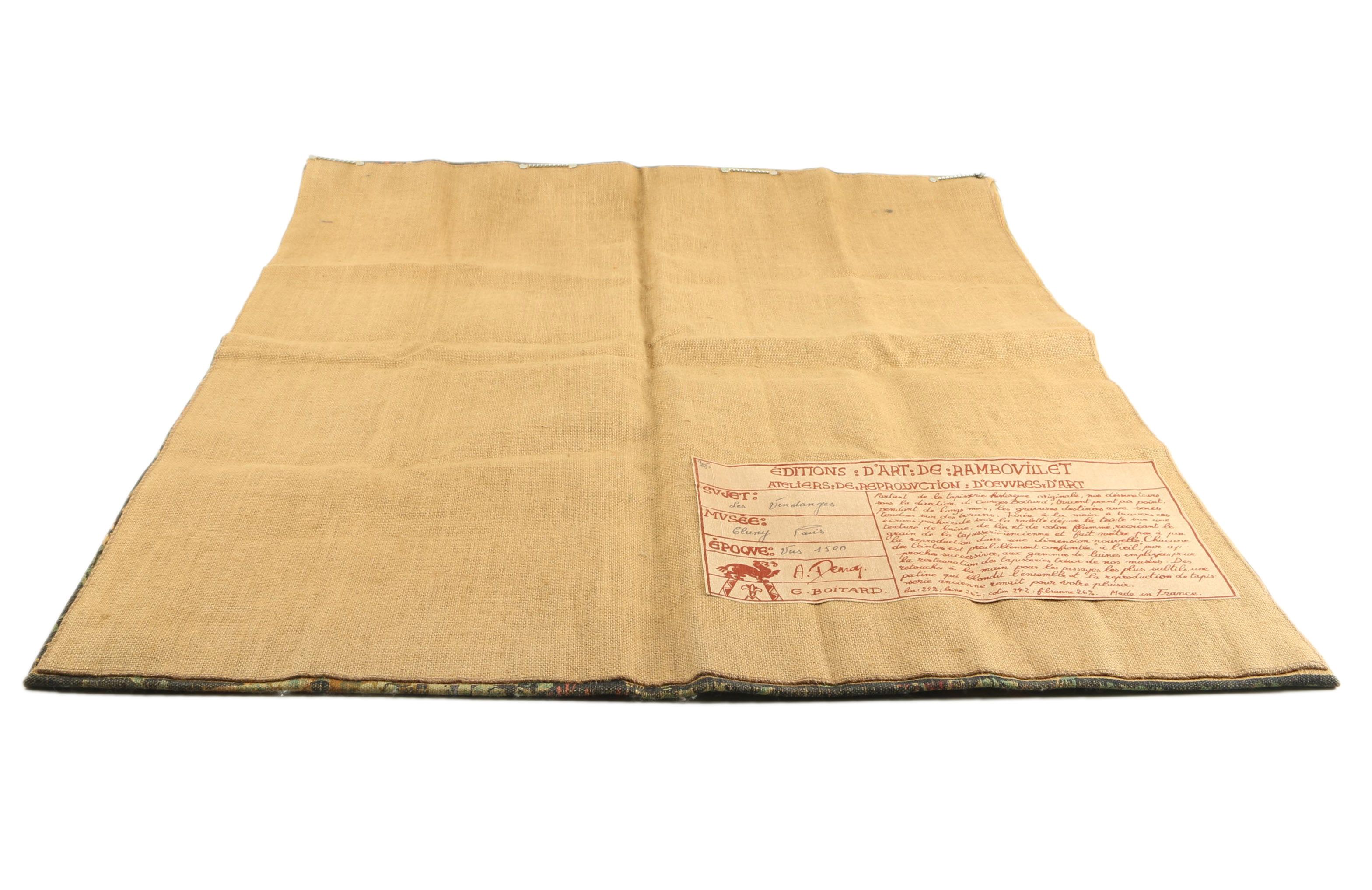 George Boitard Reproduction Tapestry After "Les Vendanges"