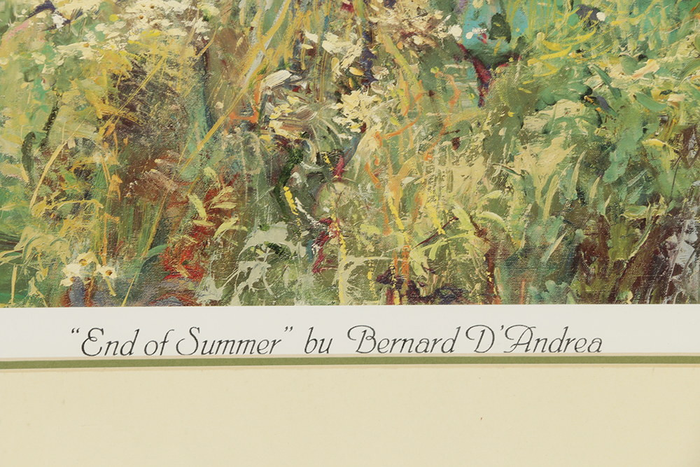 Bernard D'Andrea Limited Edition Offset Lithograph on Paper "Endless Summer"