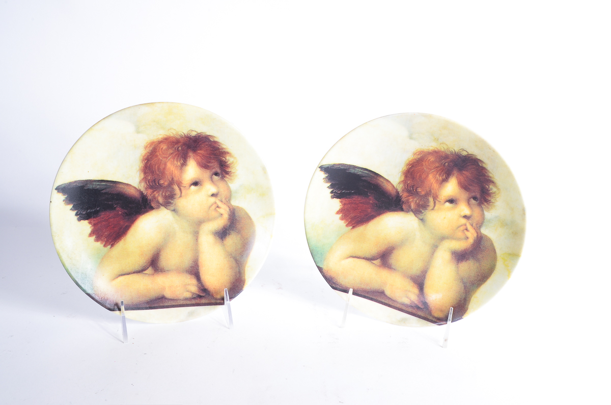 Vintage Château Valmont Decorative Plates