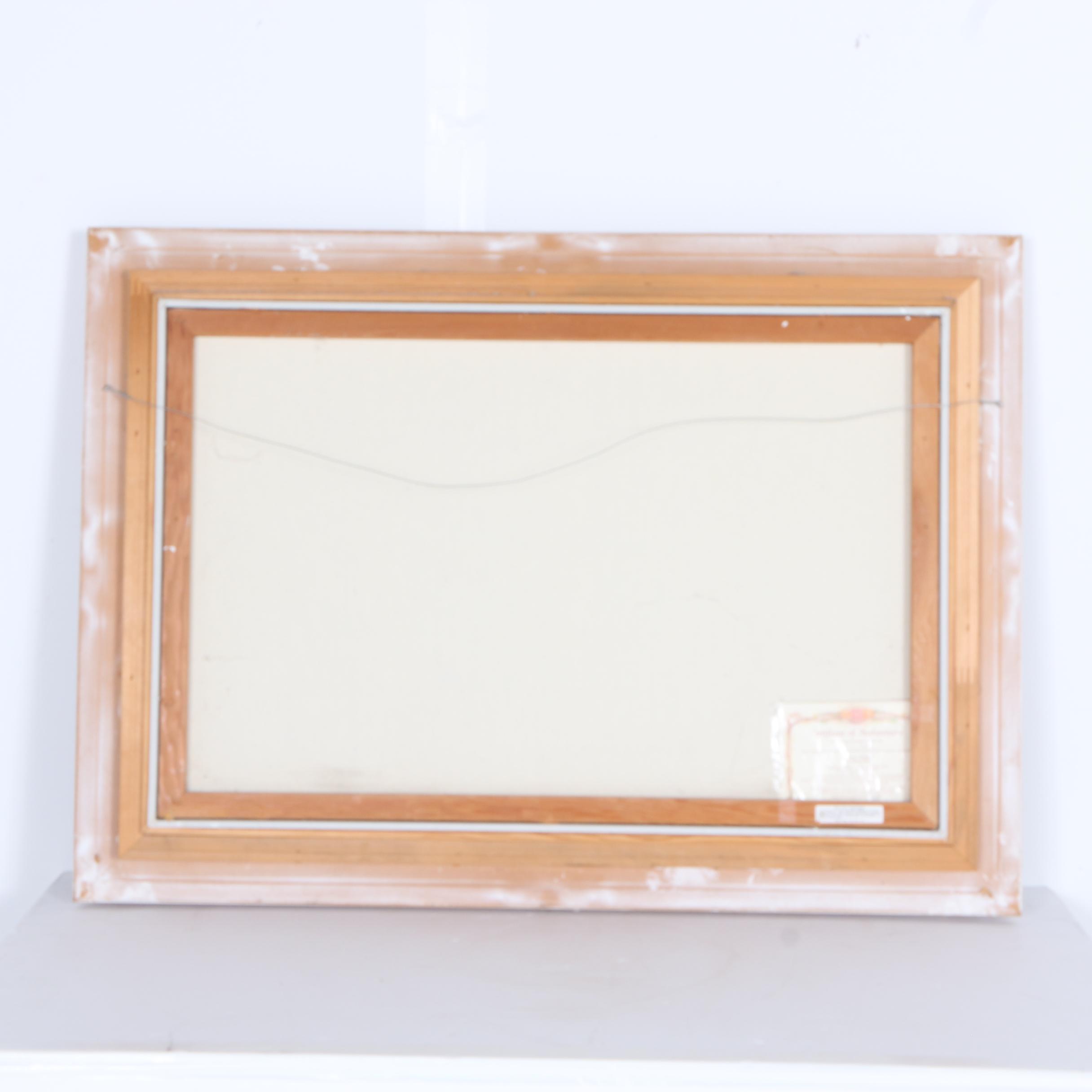 Marty Bell Limited Edition Offset Lithograph on Canvas "Rodway Cottage"