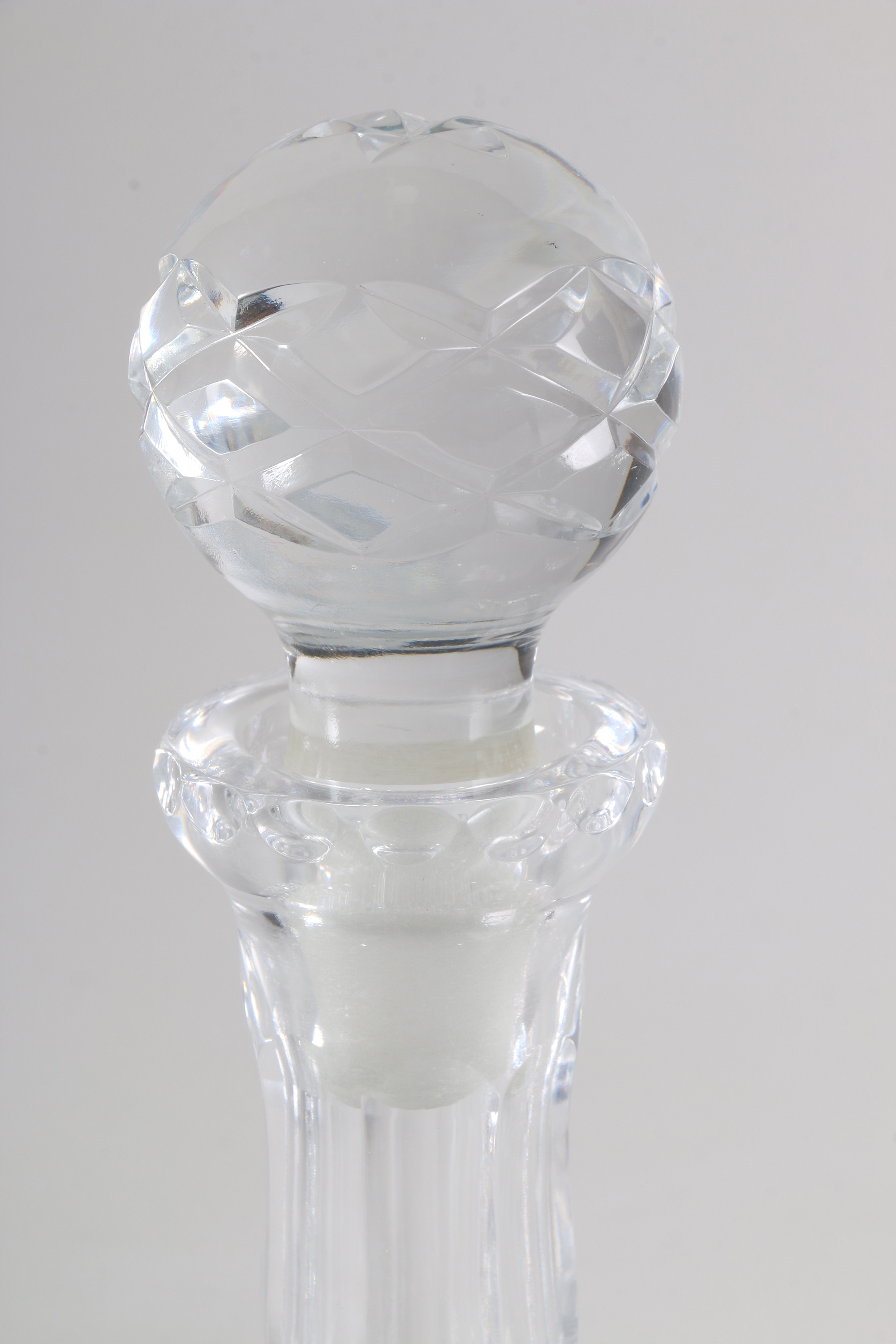 Collection of Crystal Cut Decanters Featuring Galway