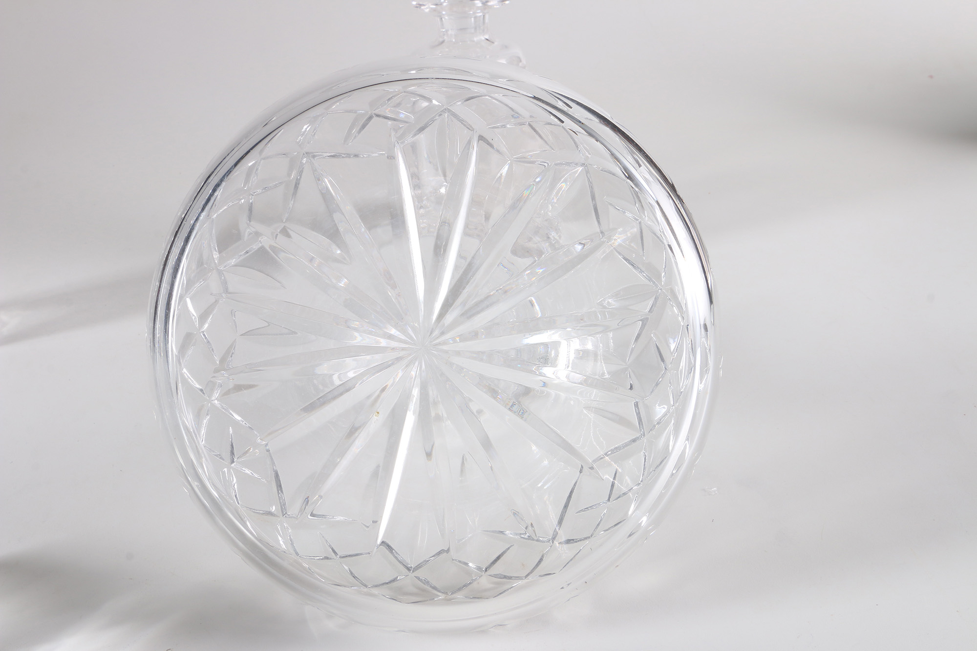 Collection of Crystal Cut Decanters Featuring Galway