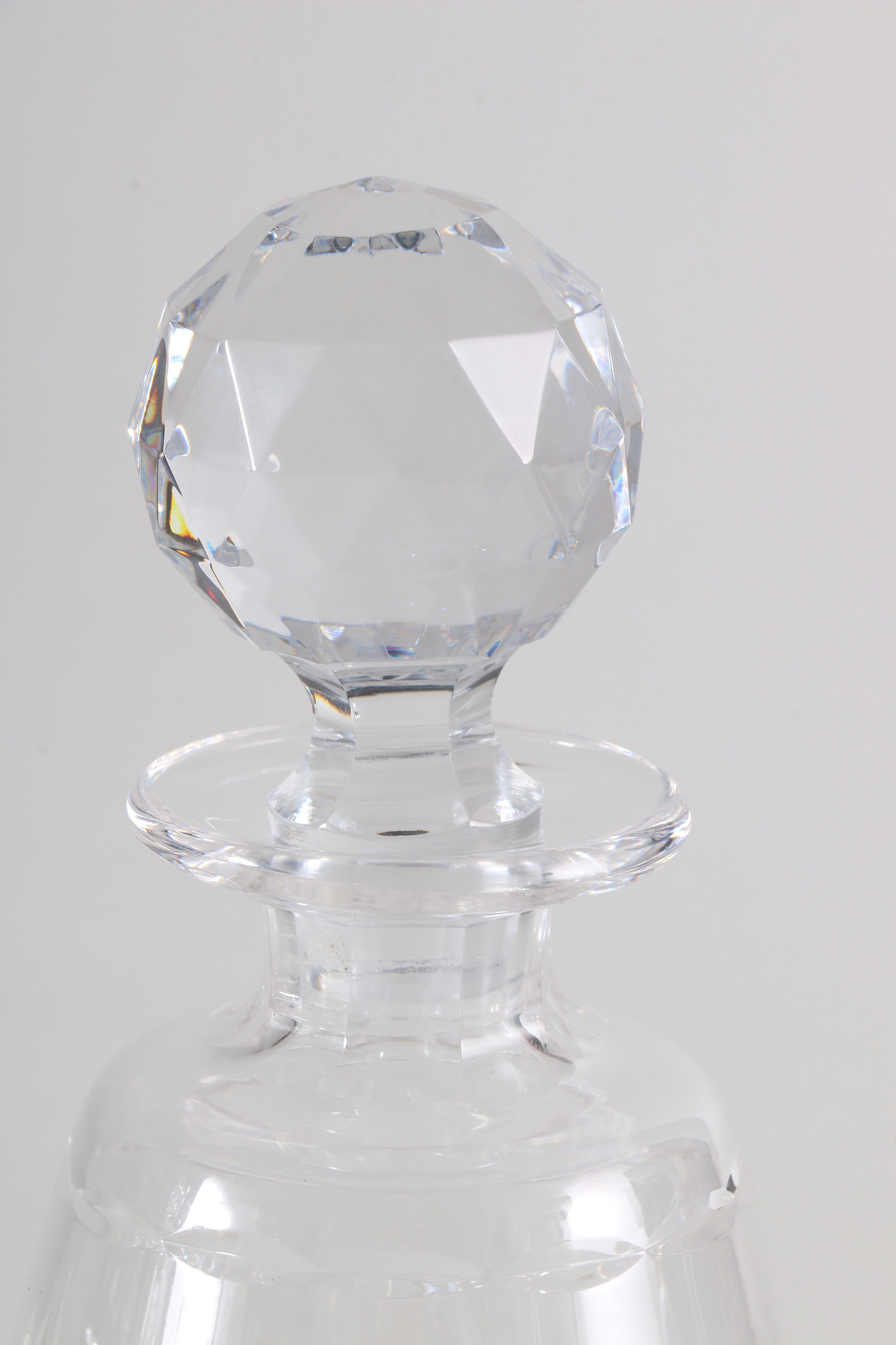 Collection of Crystal Cut Decanters Featuring Galway