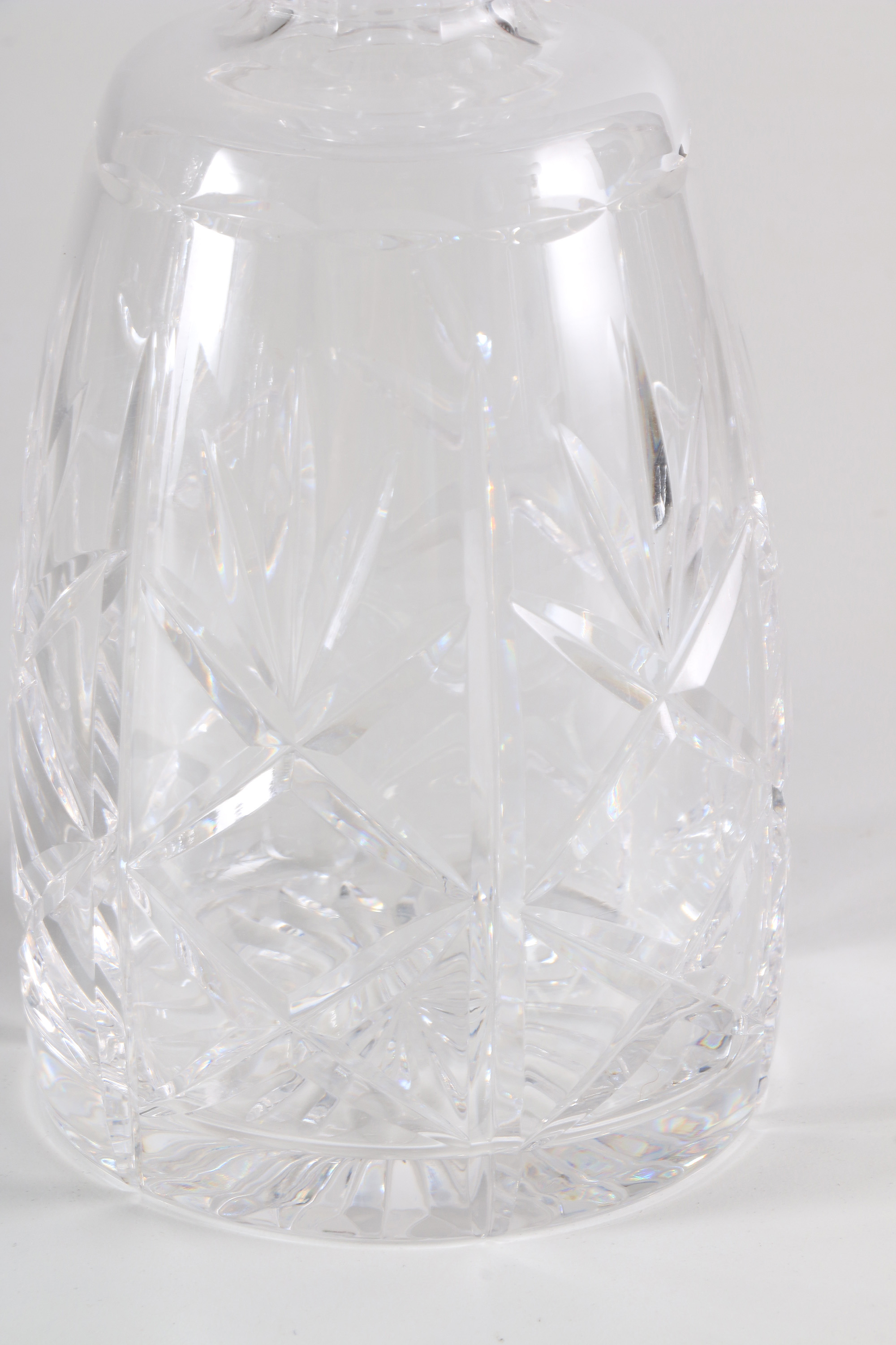 Collection of Crystal Cut Decanters Featuring Galway