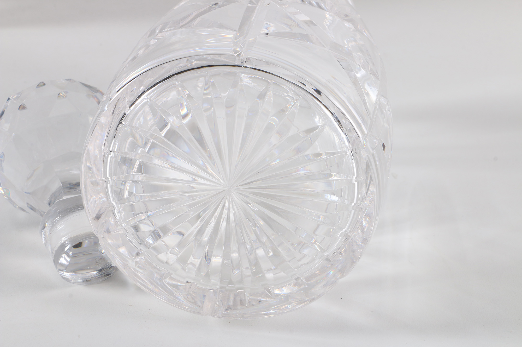 Collection of Crystal Cut Decanters Featuring Galway