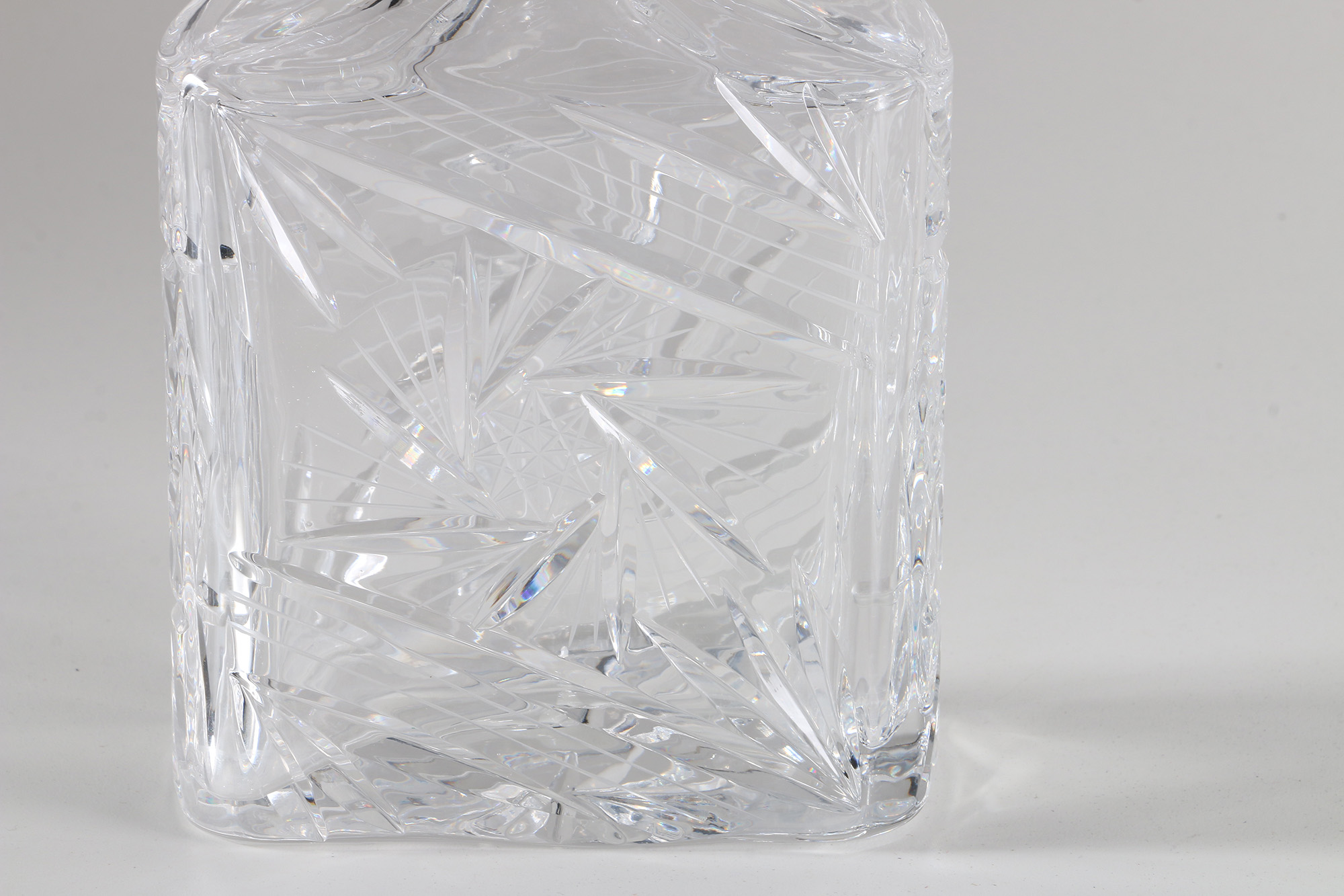 Collection of Crystal Cut Decanters Featuring Galway