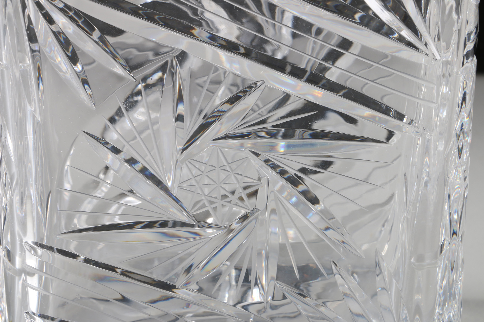 Collection of Crystal Cut Decanters Featuring Galway