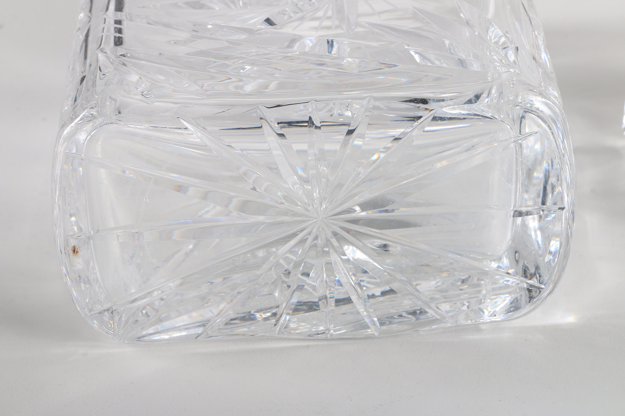 Collection of Crystal Cut Decanters Featuring Galway