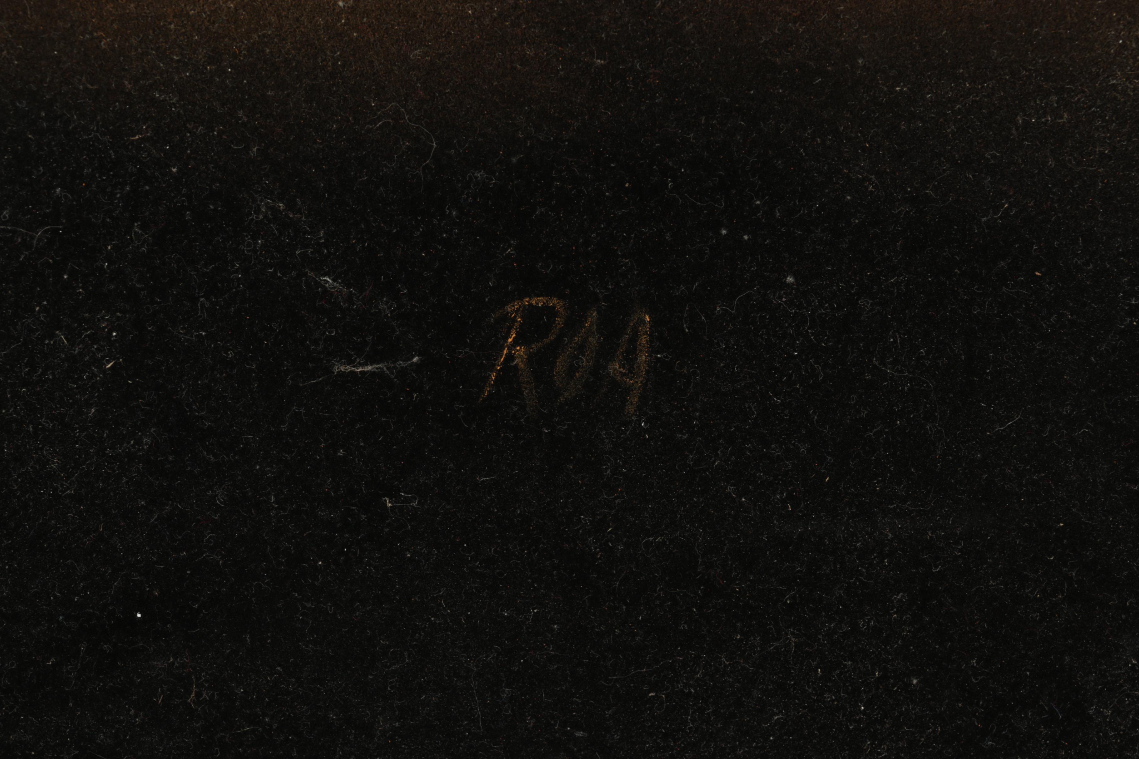 Acrylic Paintings on Black Velvet of Cowboy and Horse