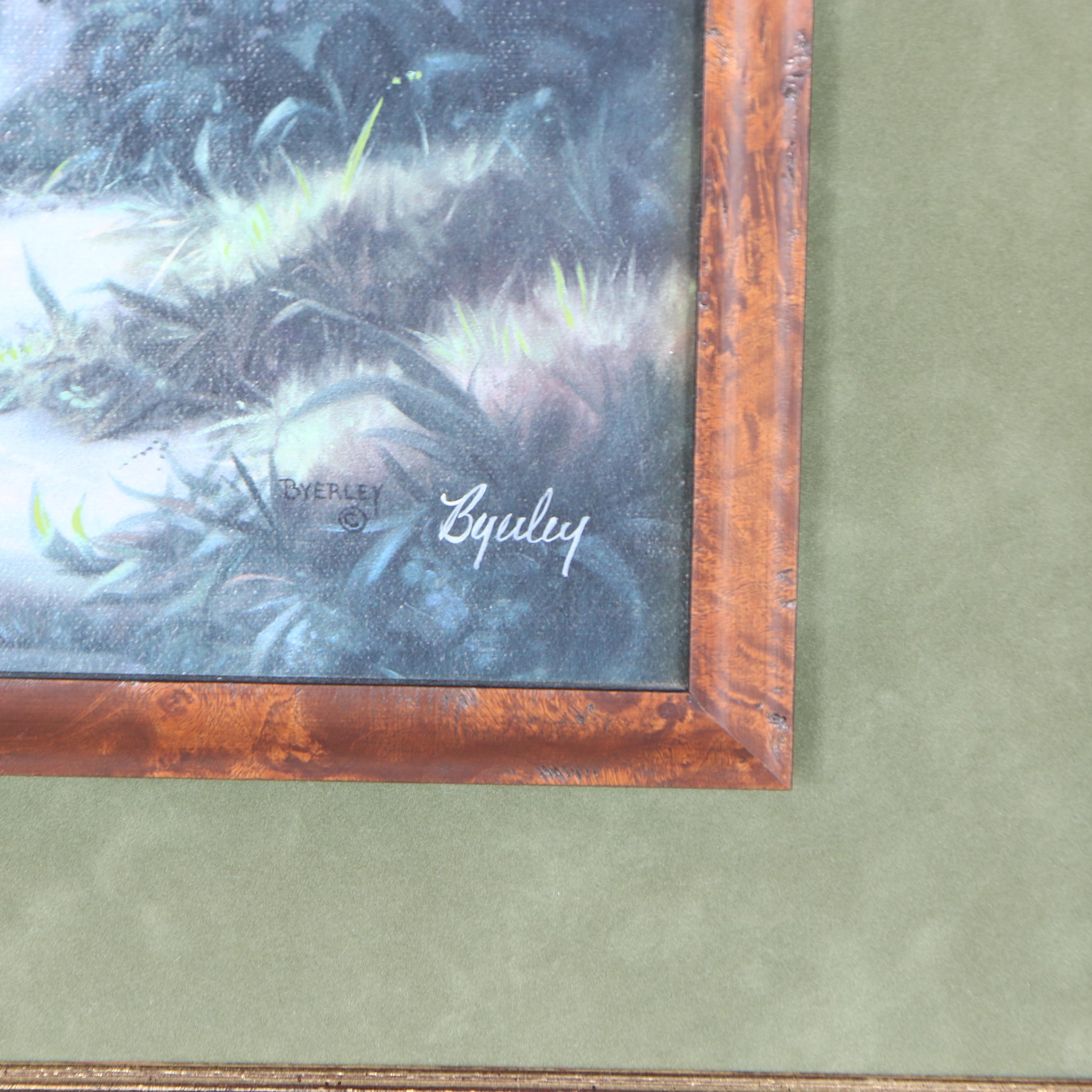 Limited Edition Offset Lithograph After Bob Byerly "Help is on the Way"