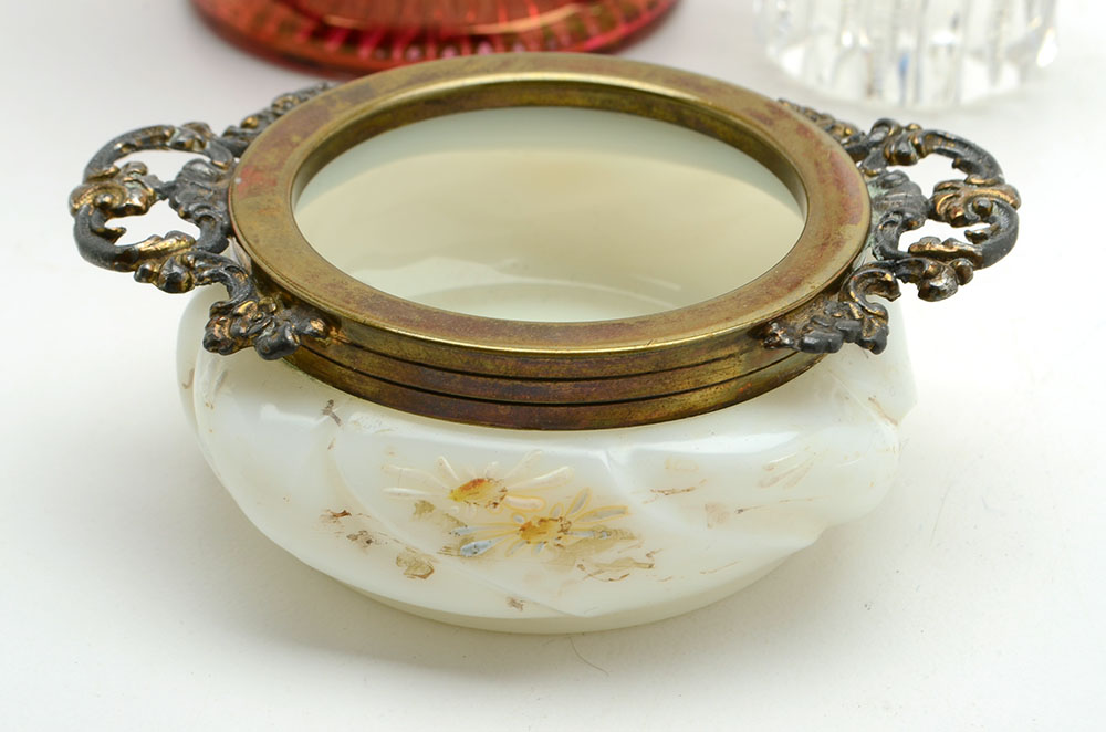 Antique and Vintage Glassware Including Wave Crest