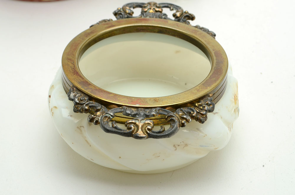 Antique and Vintage Glassware Including Wave Crest