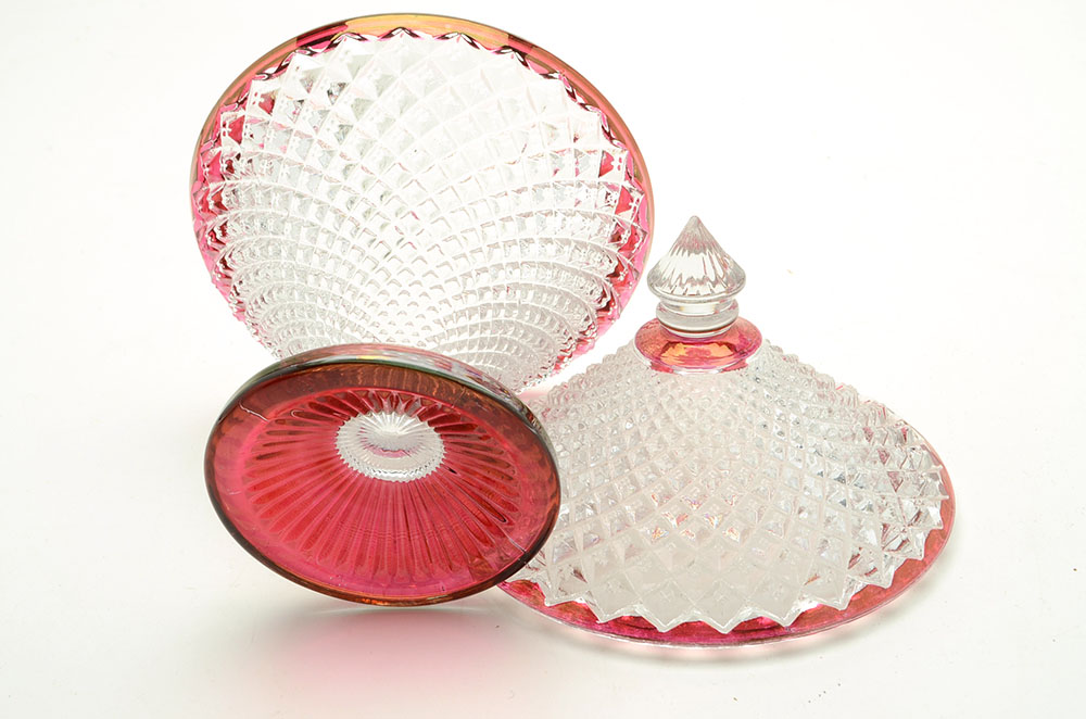 Antique and Vintage Glassware Including Wave Crest