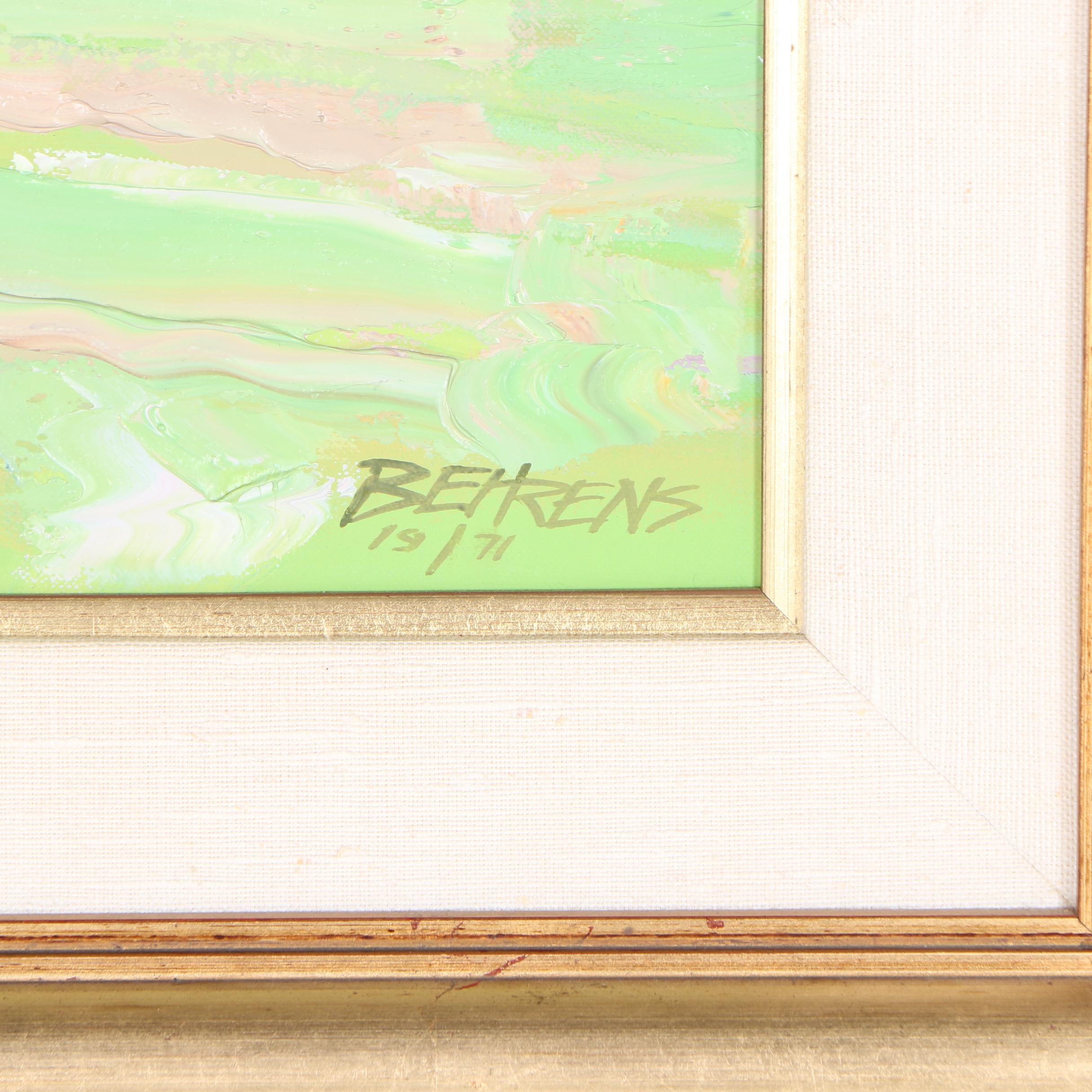 Howard Behrens Limited Edition Embellished Serigraph on Canvas "Napa Valley"