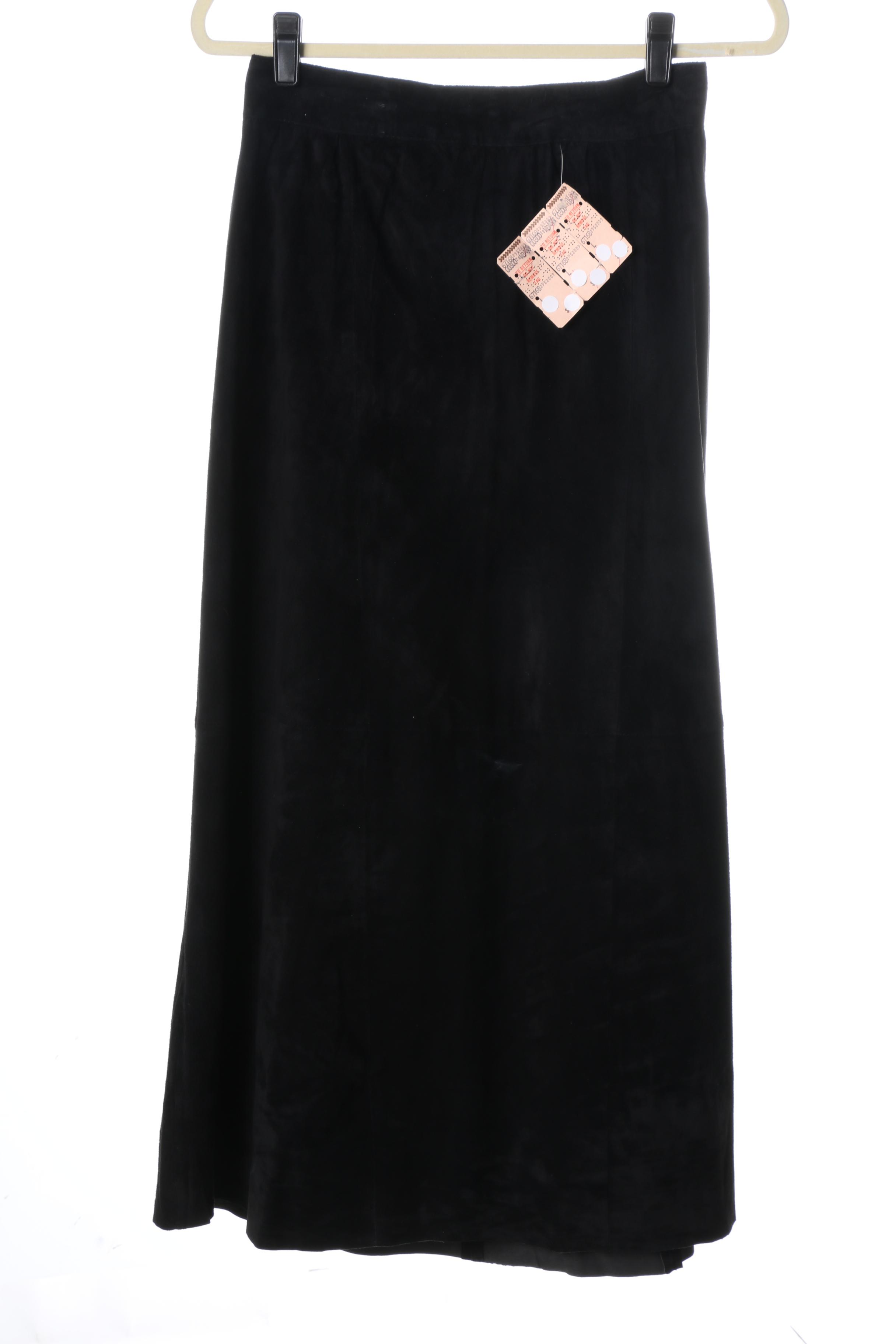 Leather Skirt Assortment Featuring Saks Fifth Avenue