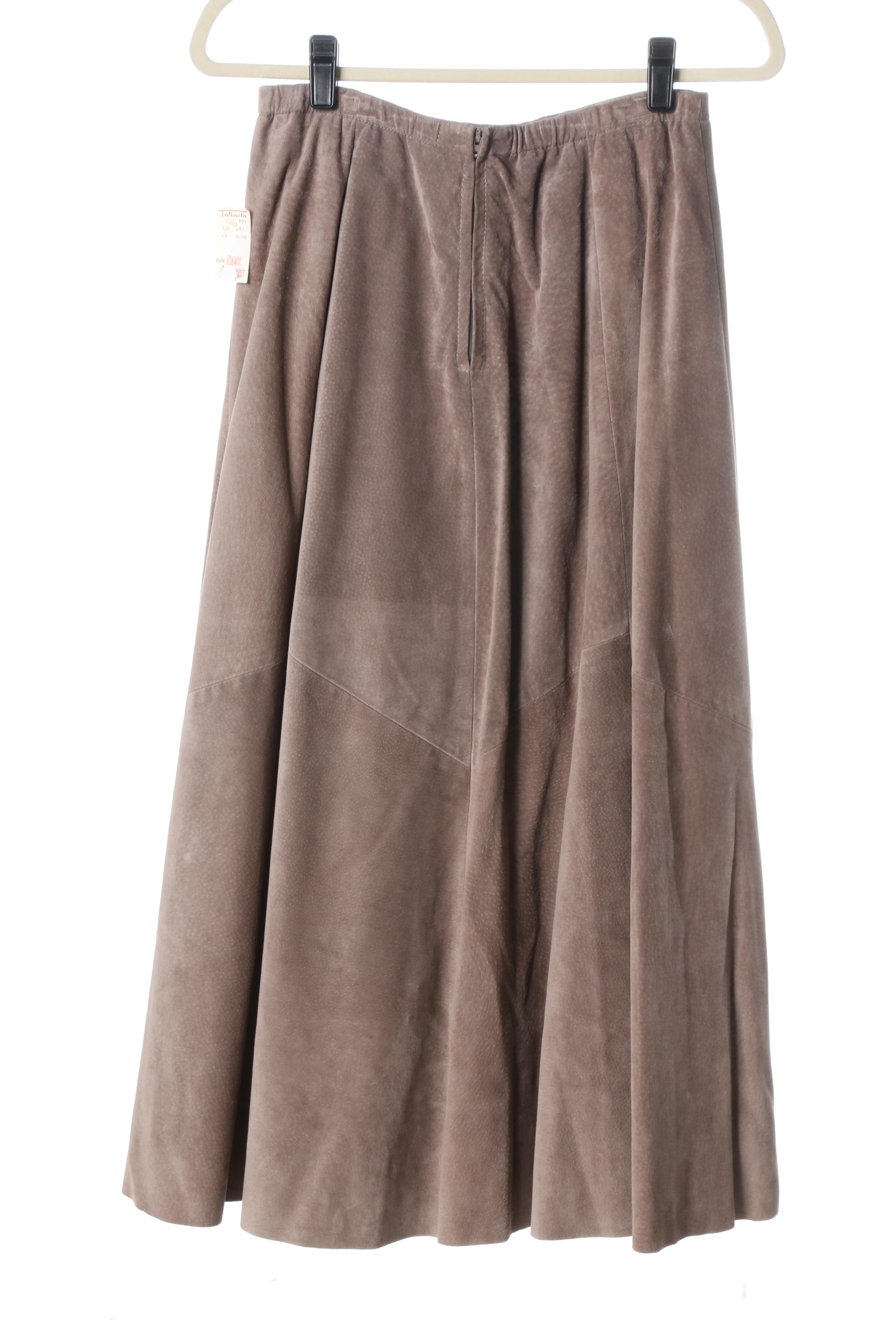 Leather Skirt Assortment Featuring Saks Fifth Avenue