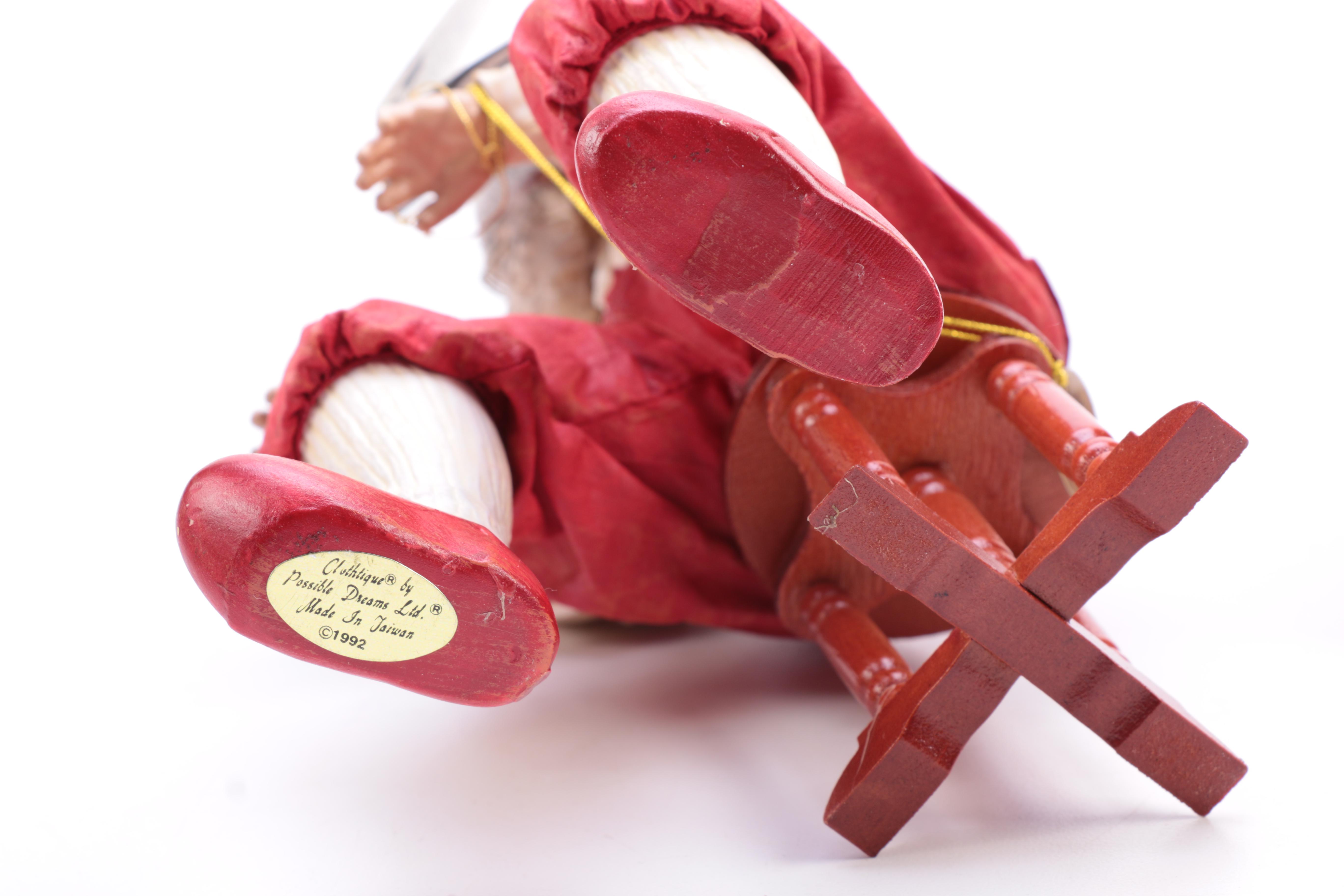 Possible Dreams Clothtique Santa Claus Figurines