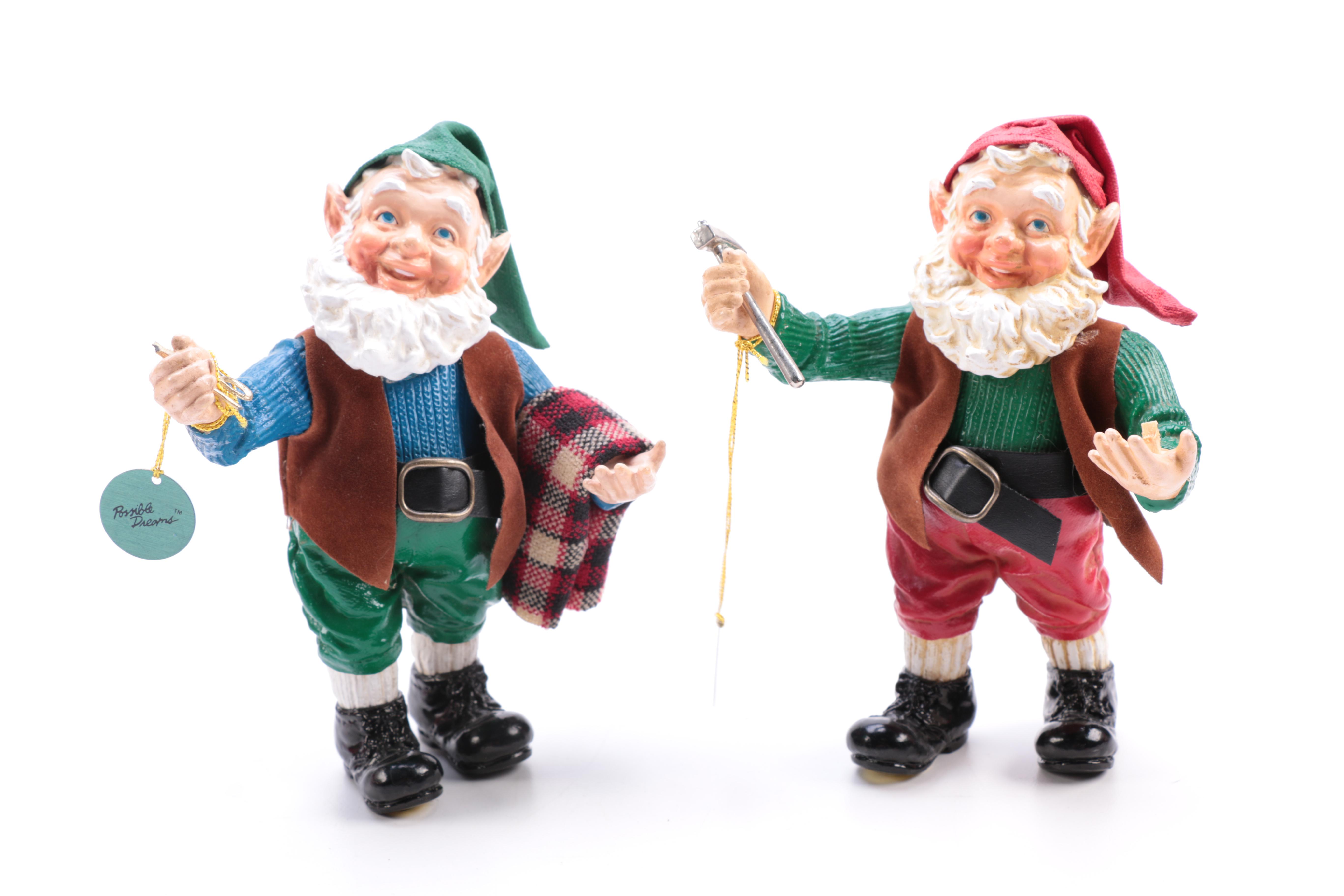 Possible Dreams Clothtique Santa Claus Figurines