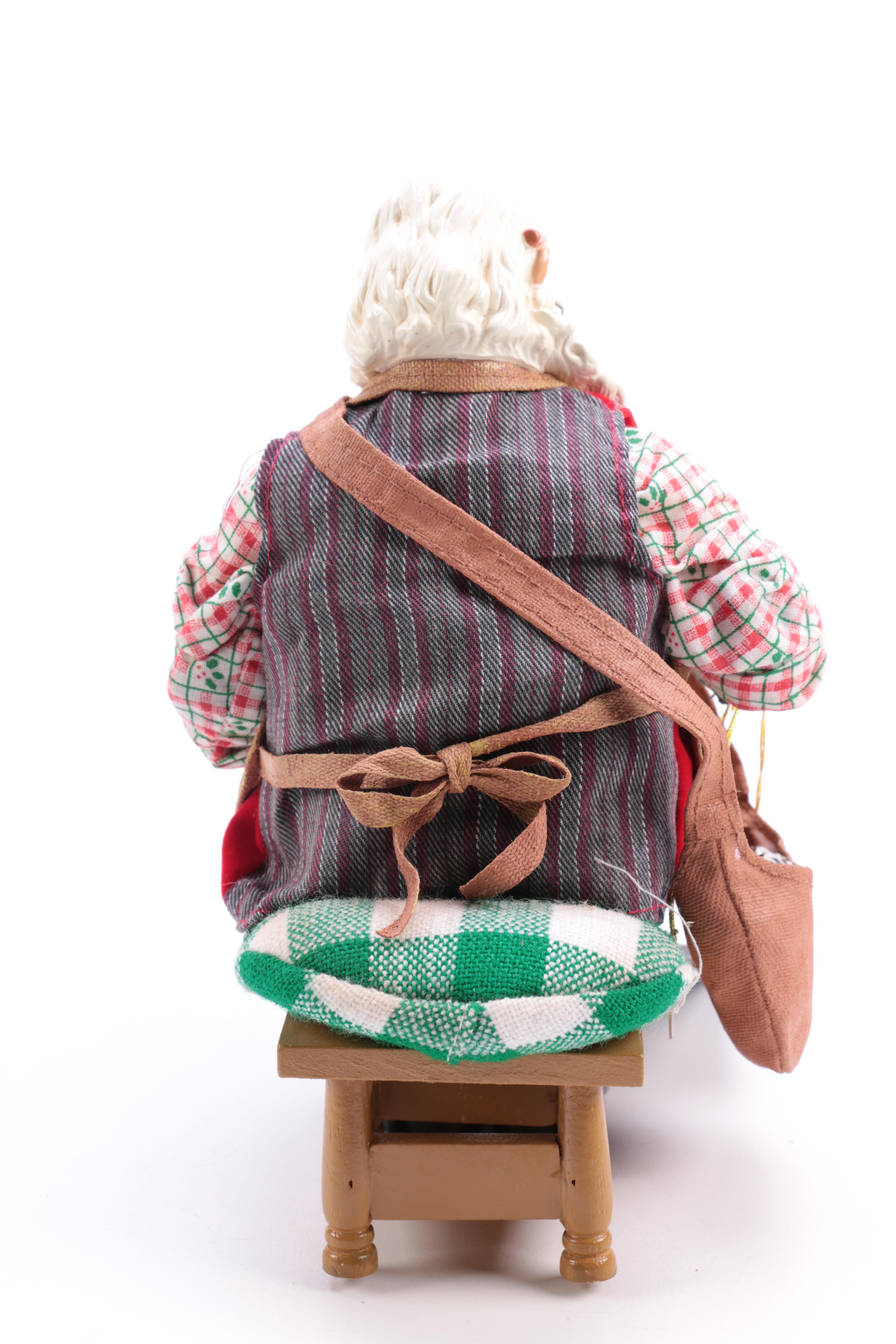 Possible Dreams Clothtique Santa Claus Figurines