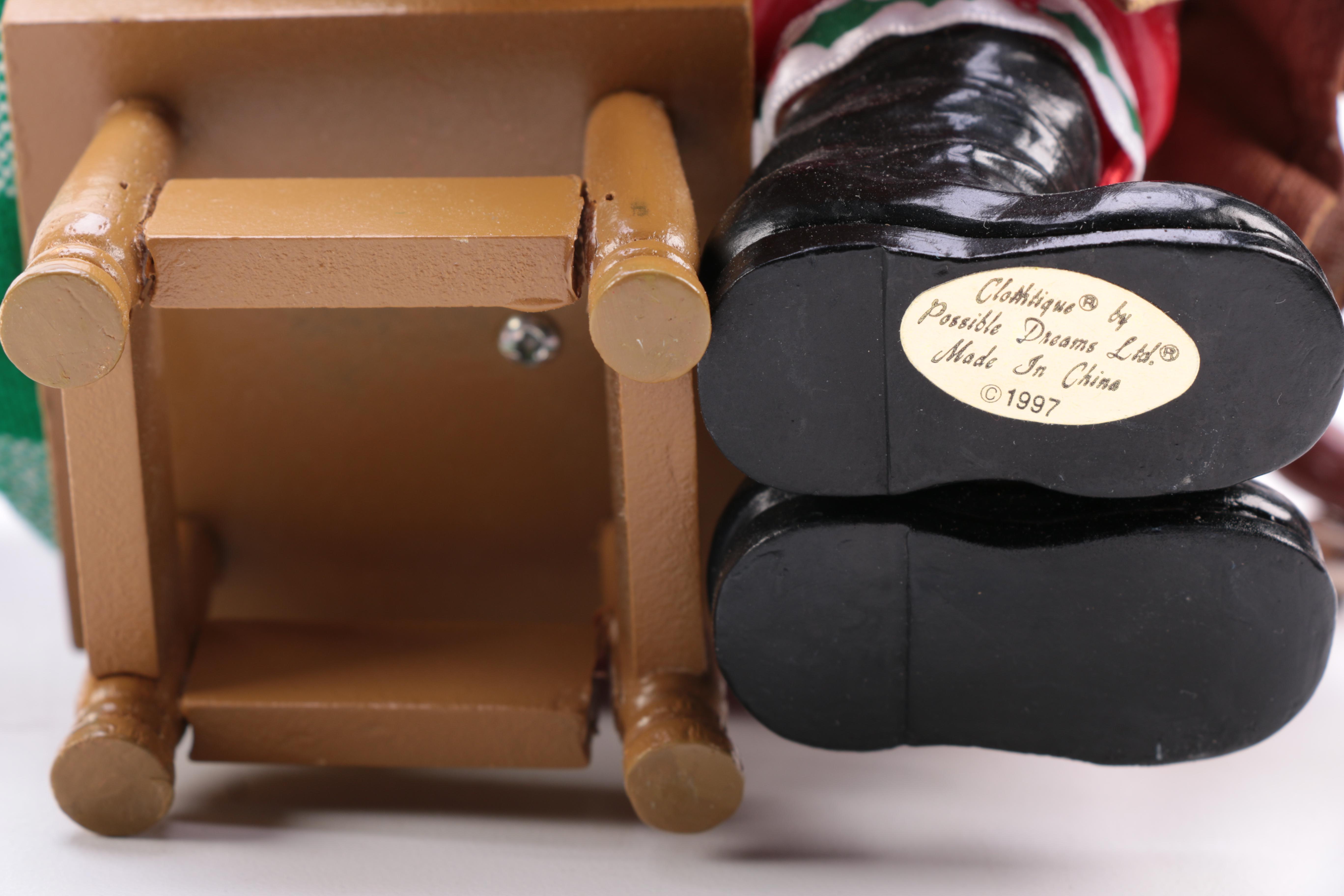 Possible Dreams Clothtique Santa Claus Figurines