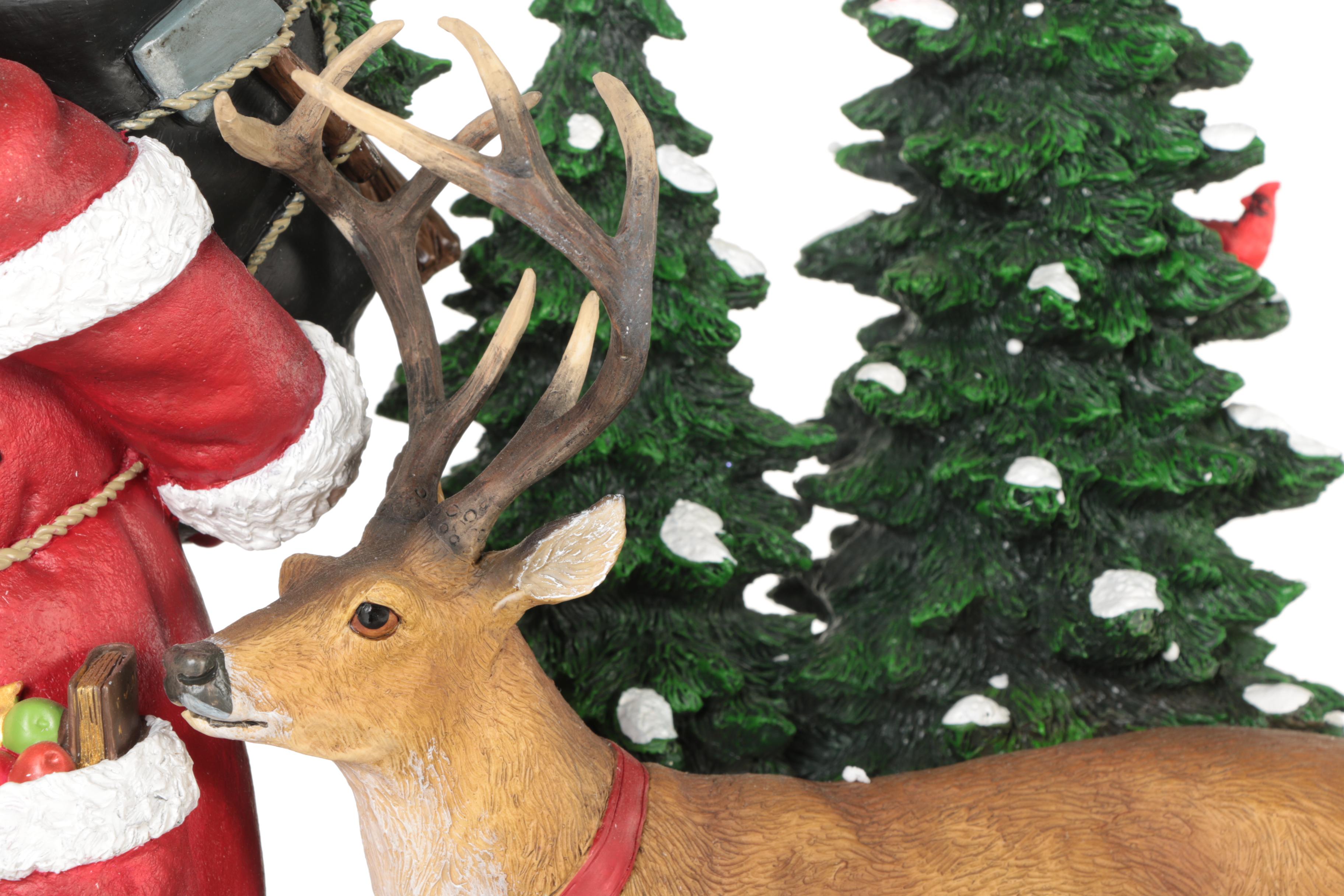 Pipka Santas "Guiding Light Santa" Holiday Display