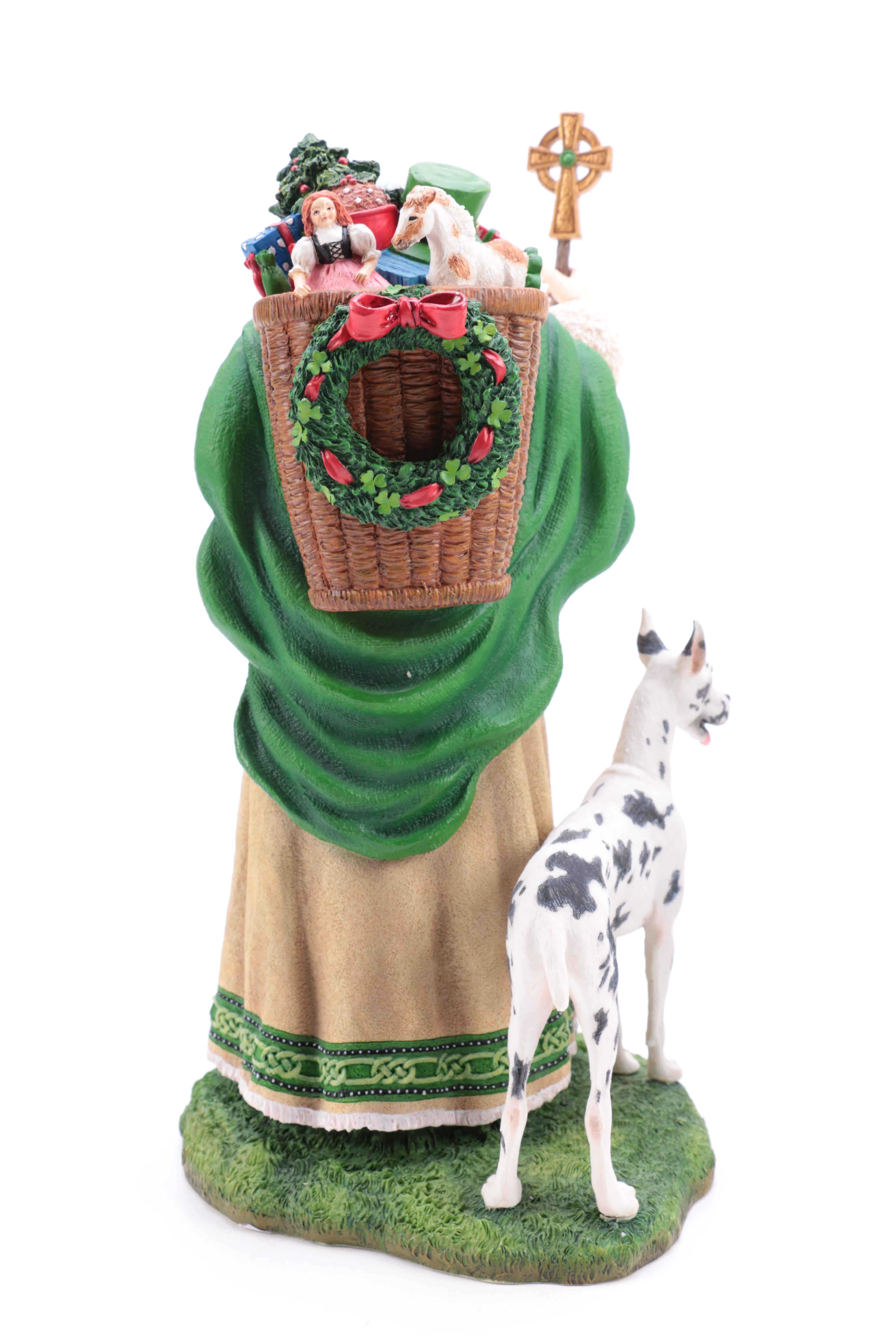 Pipka Limited Edition "Father Christmas of Ireland" and  "The Irish Santa" Figurines