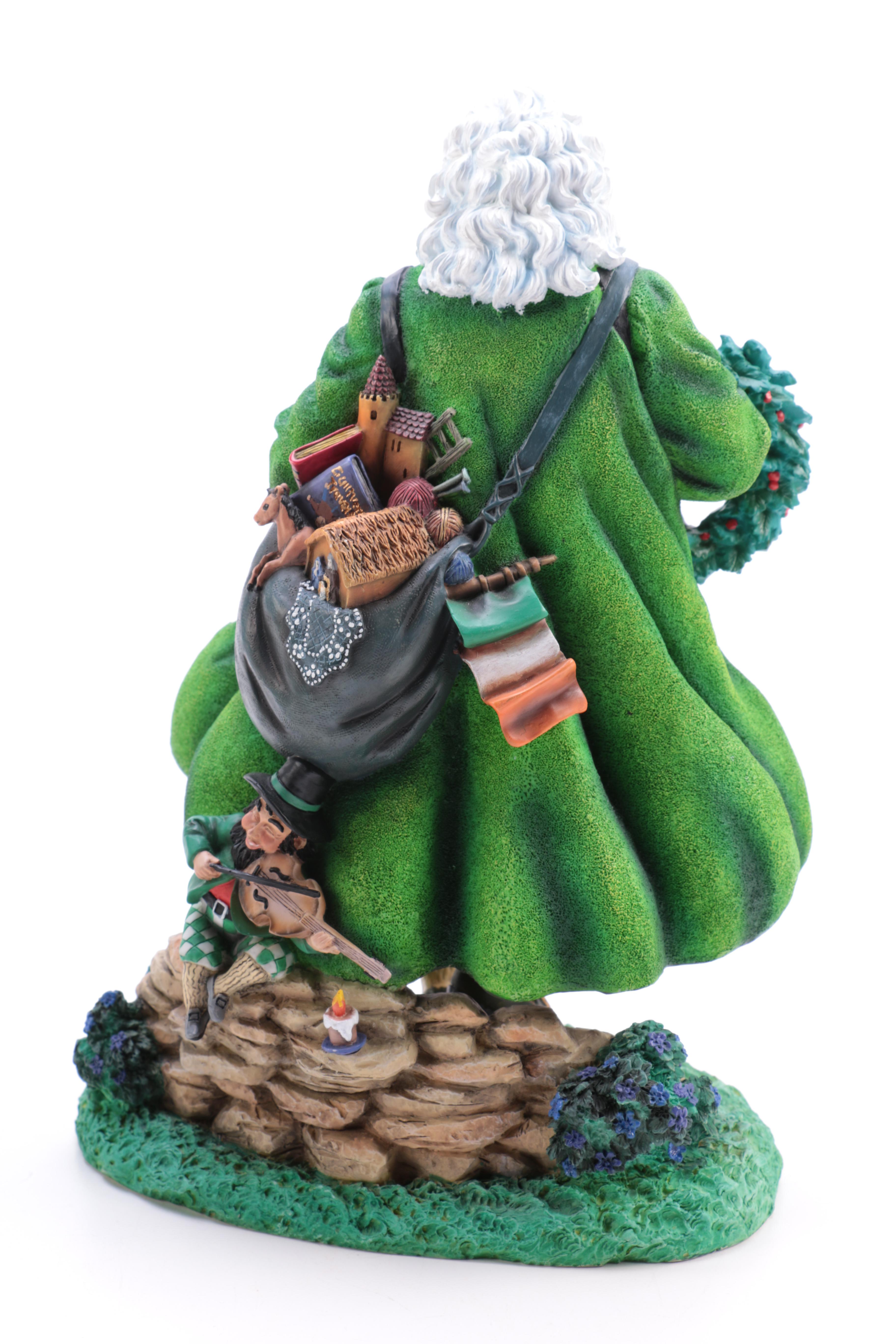 Pipka Limited Edition "Father Christmas of Ireland" and  "The Irish Santa" Figurines