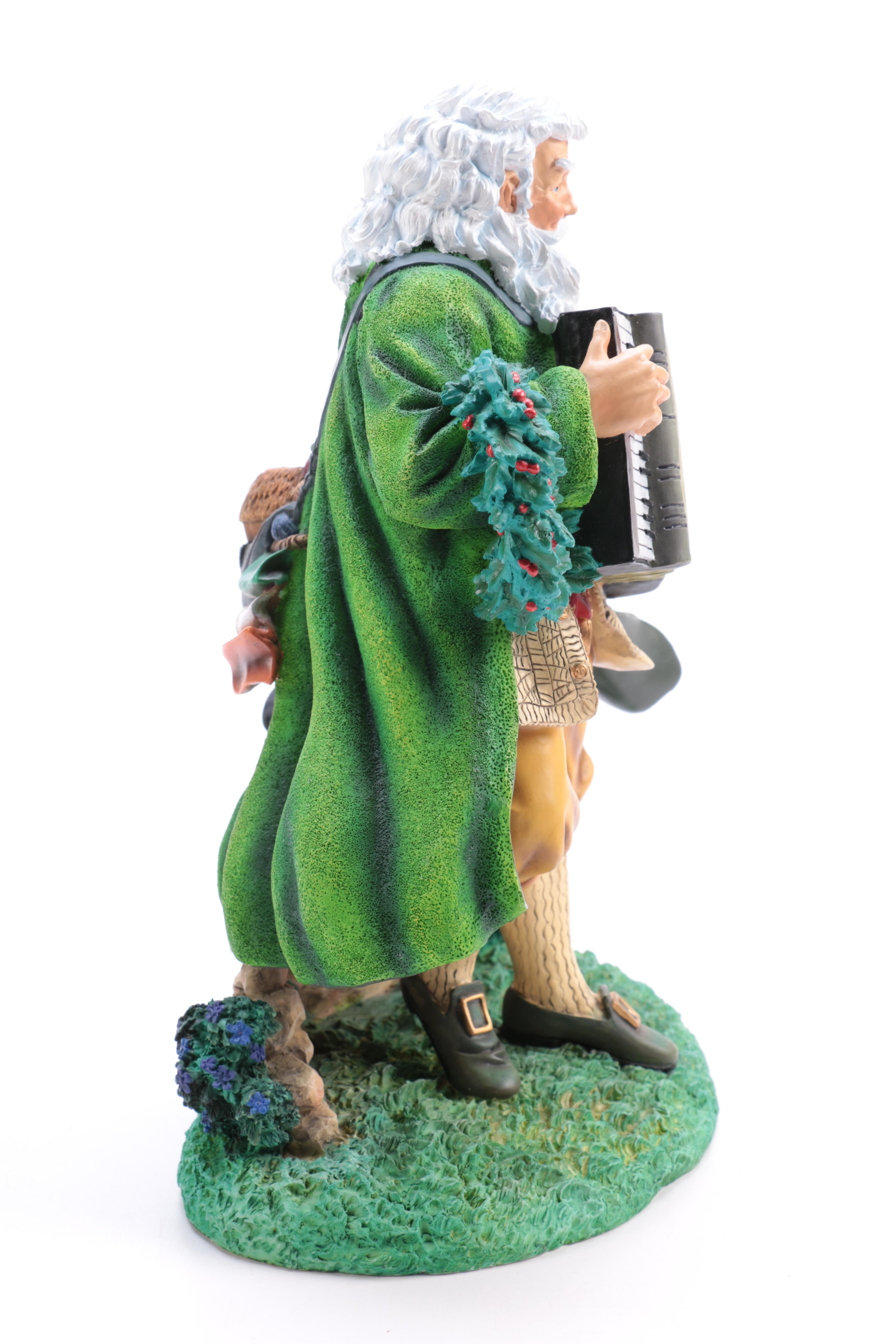Pipka Limited Edition "Father Christmas of Ireland" and  "The Irish Santa" Figurines