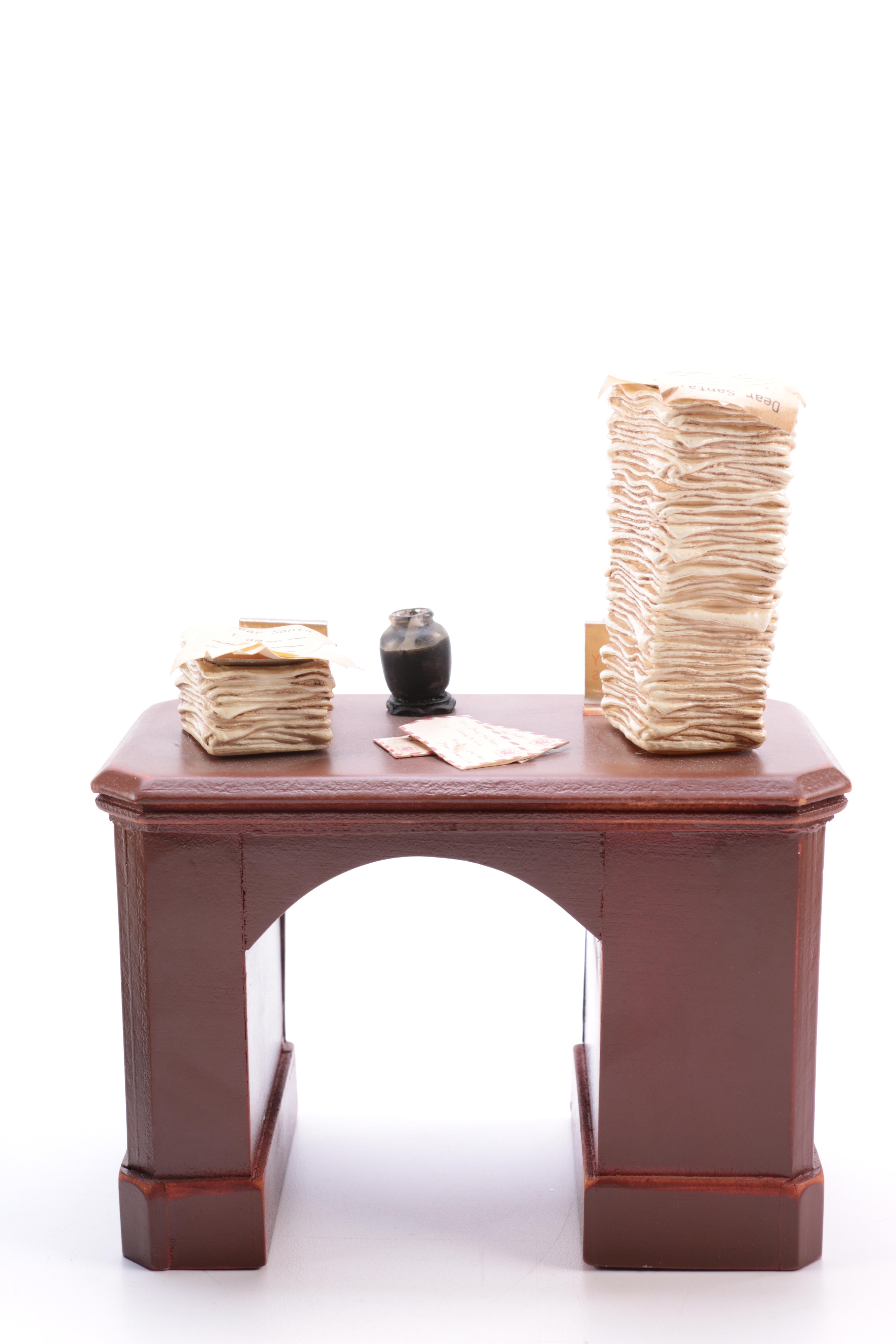 Assorted Santa Claus Figurines Including Clothtique Santas by Possible Dreams