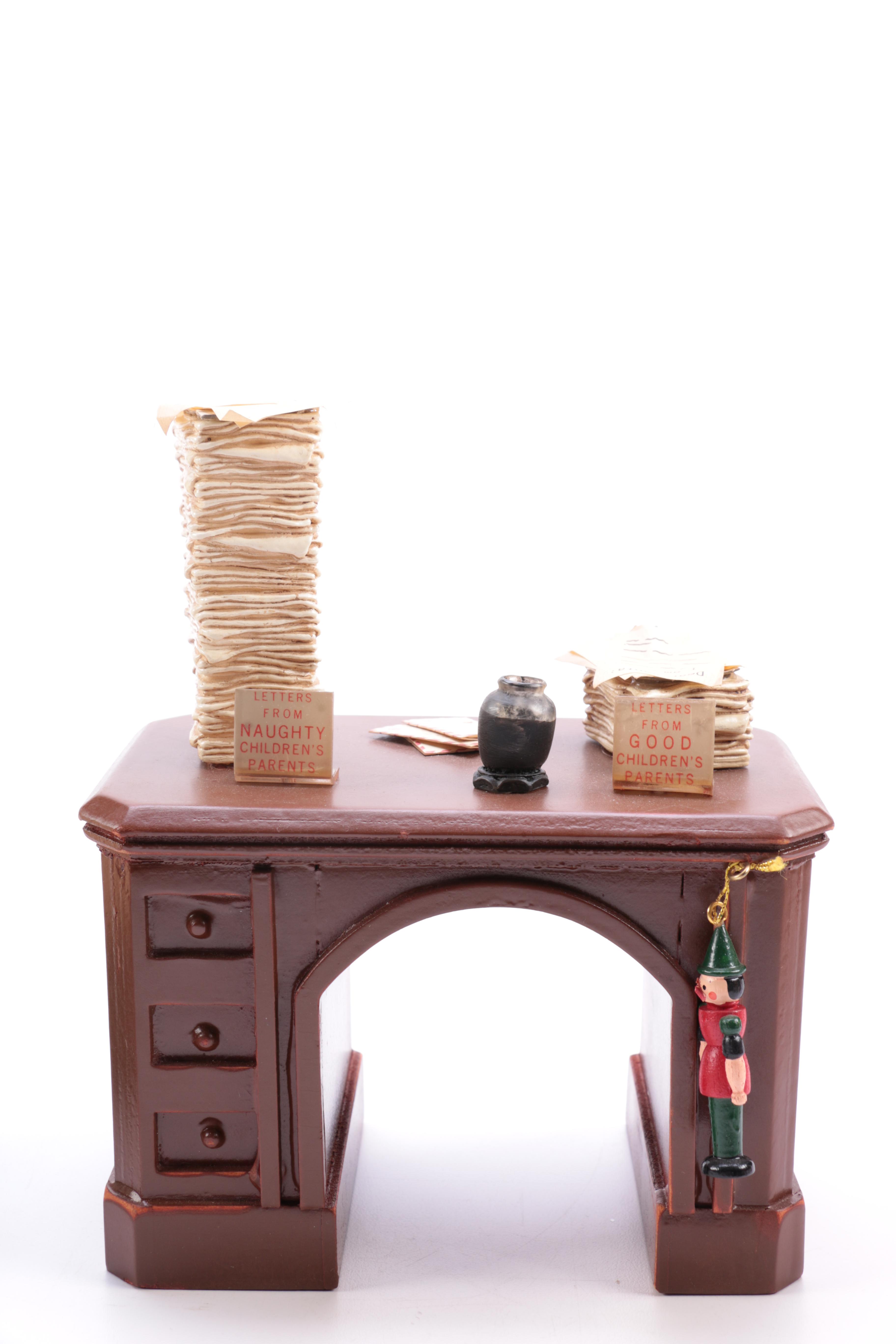 Assorted Santa Claus Figurines Including Clothtique Santas by Possible Dreams