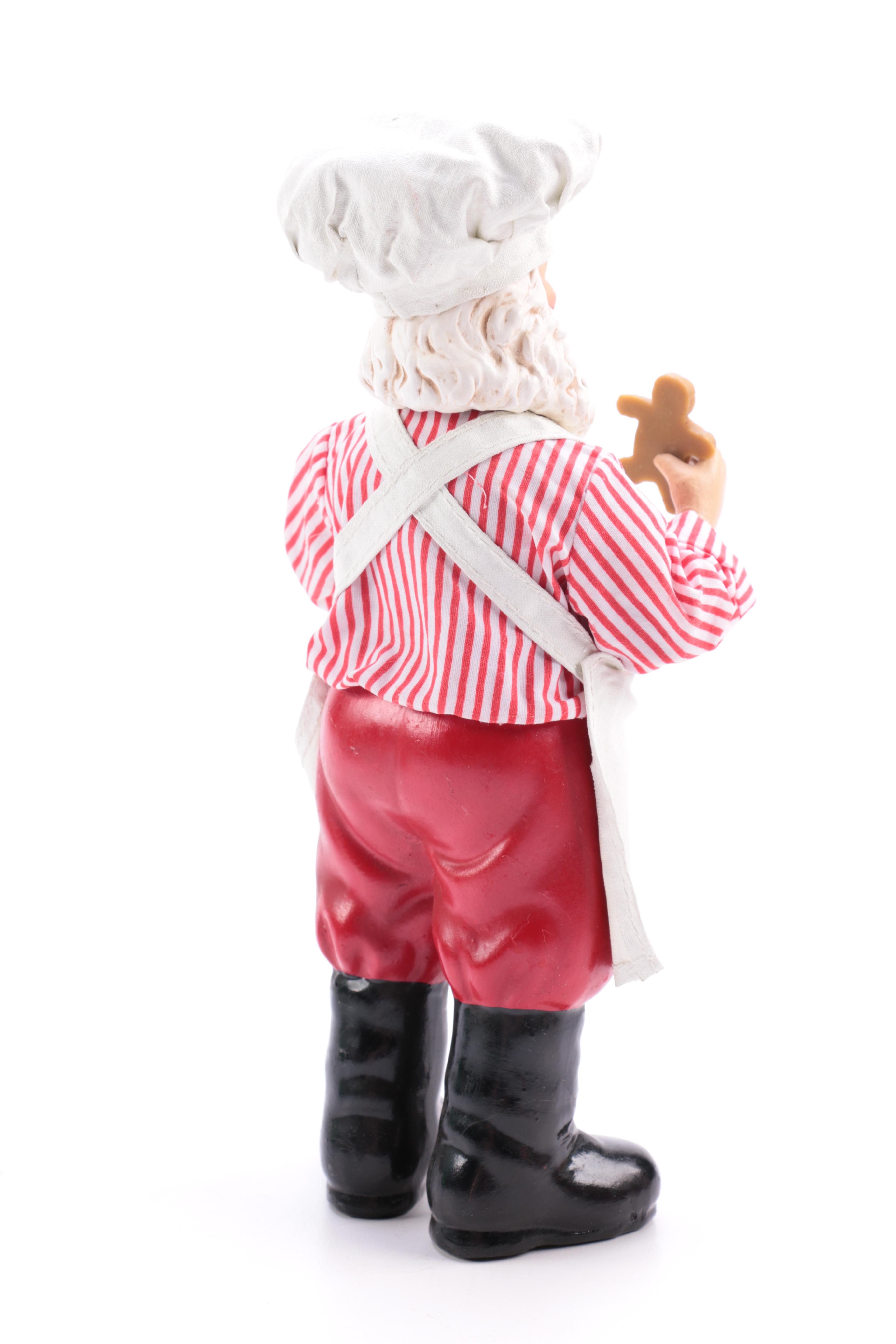 Assorted Santa Claus Figurines Including Clothtique Santas by Possible Dreams