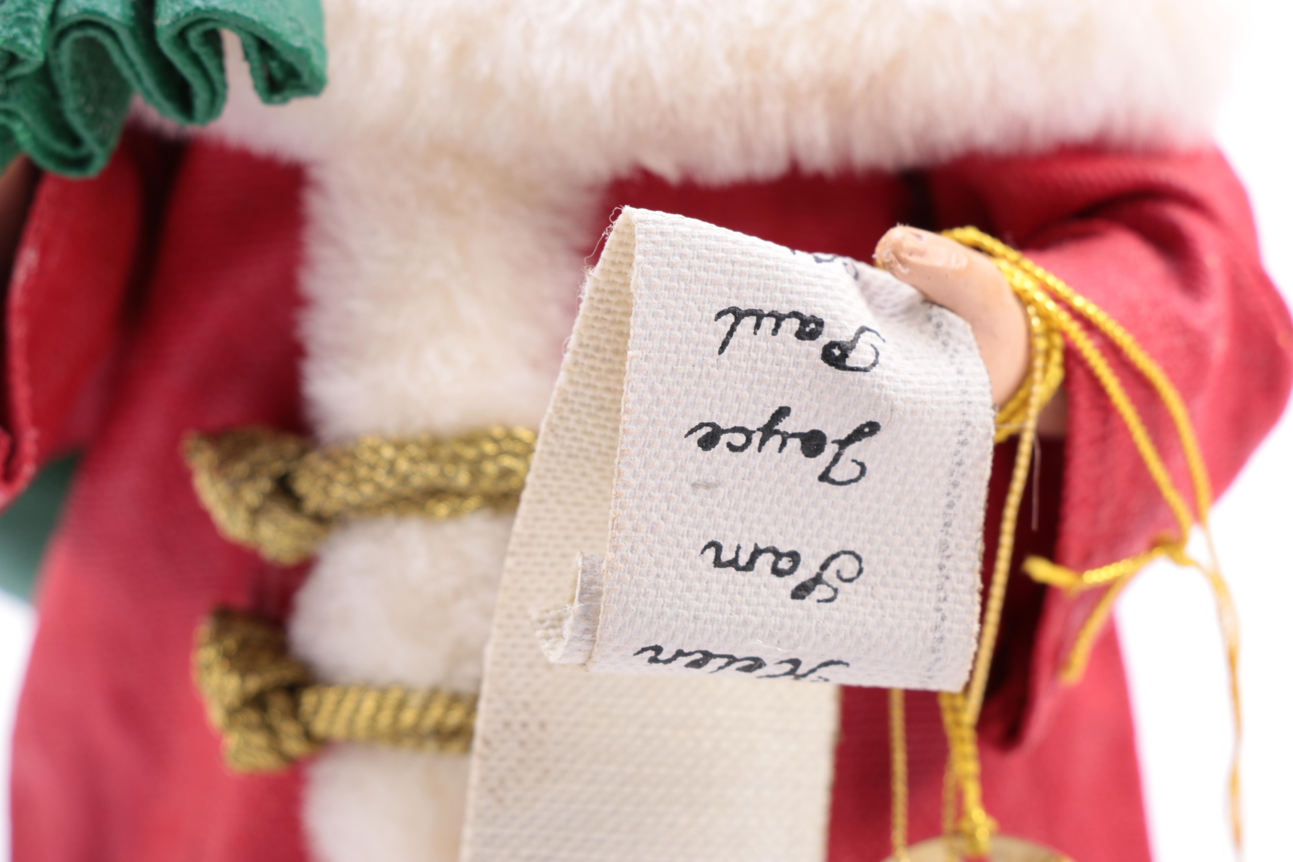 Assorted Santa Claus Figurines Including Clothtique Santas by Possible Dreams