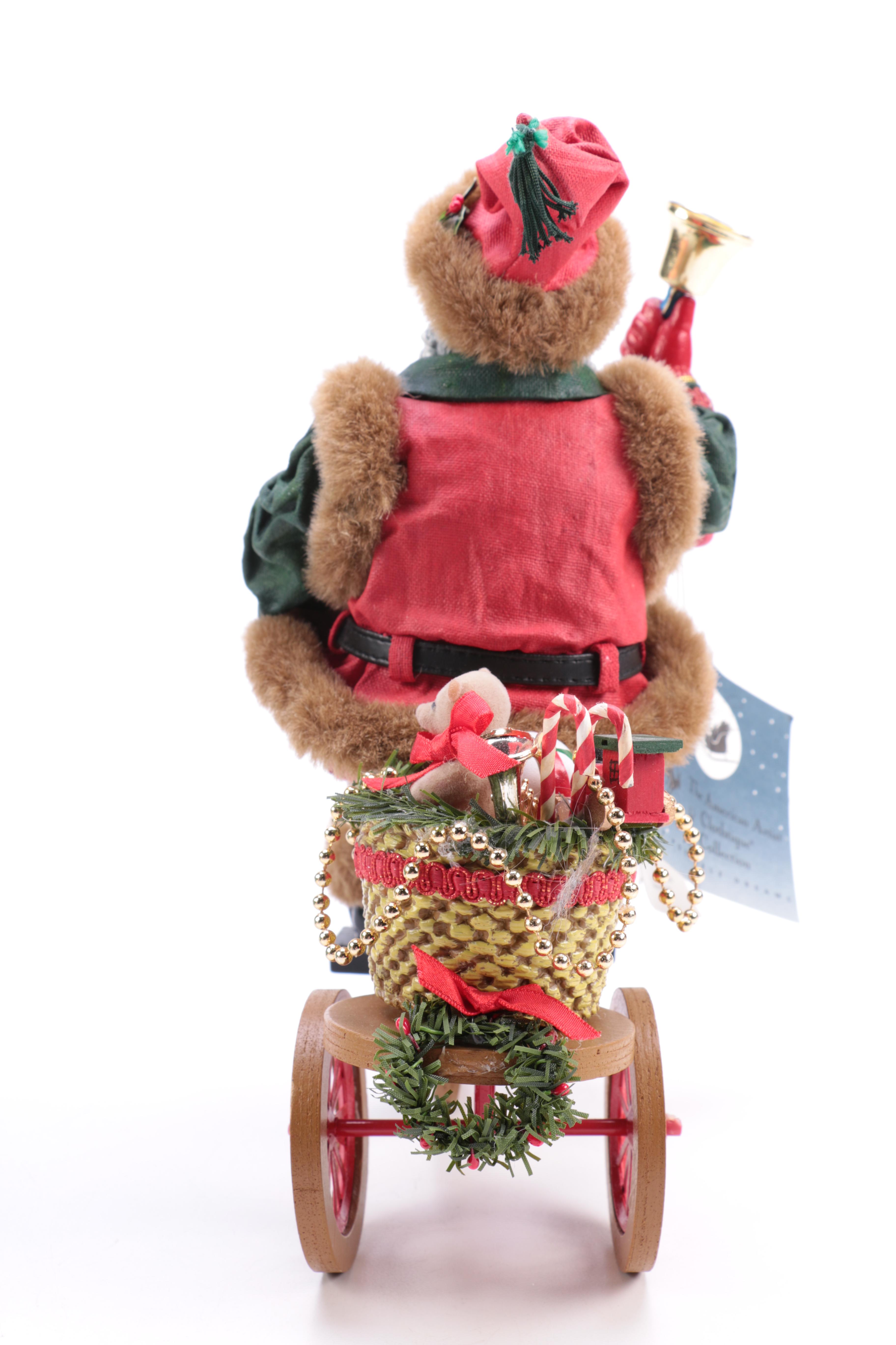 Assorted Santa Claus Figurines Including Clothtique Santas by Possible Dreams