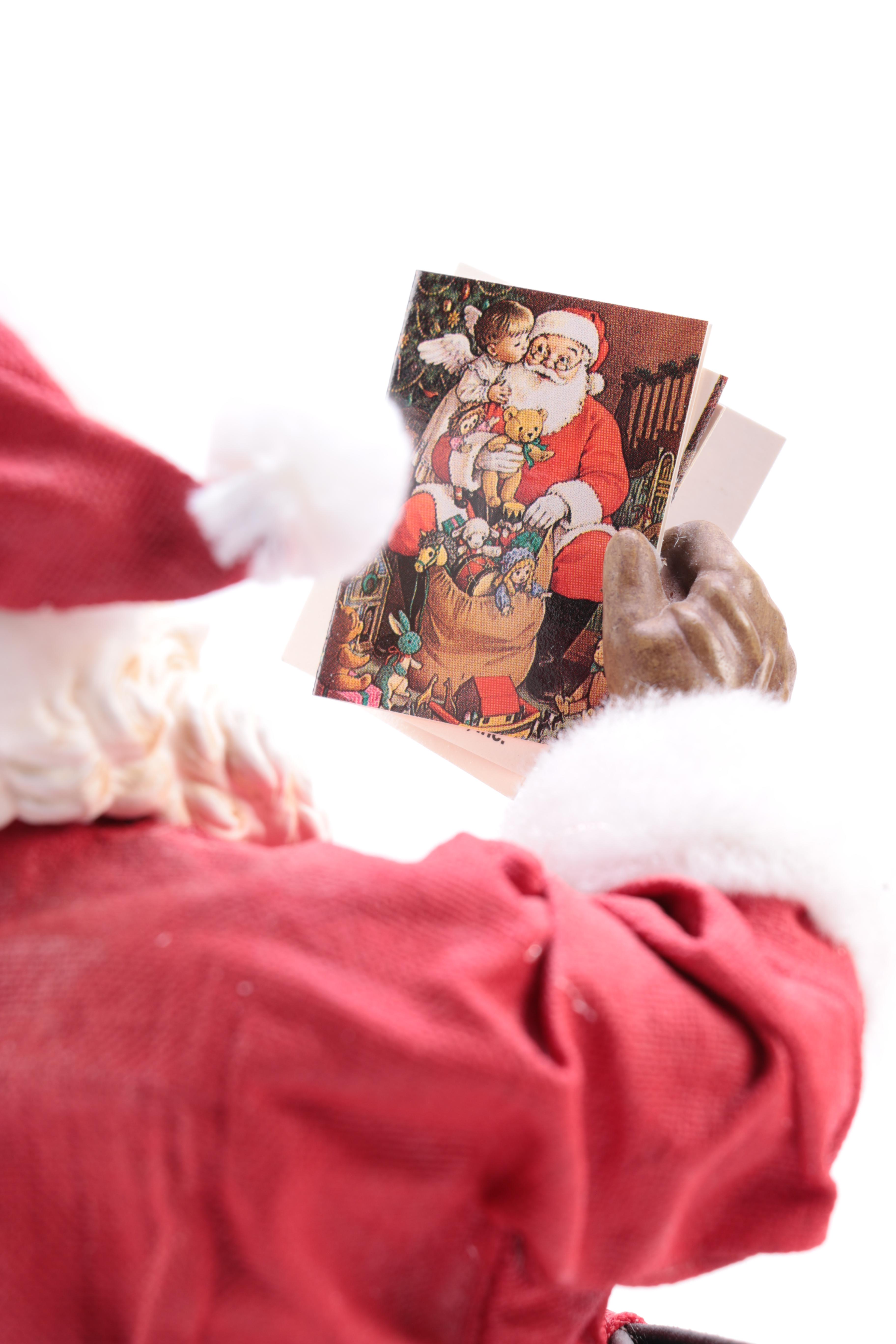 Resin Christmas Figurines Including Clothtique Santa by Possible Dreams