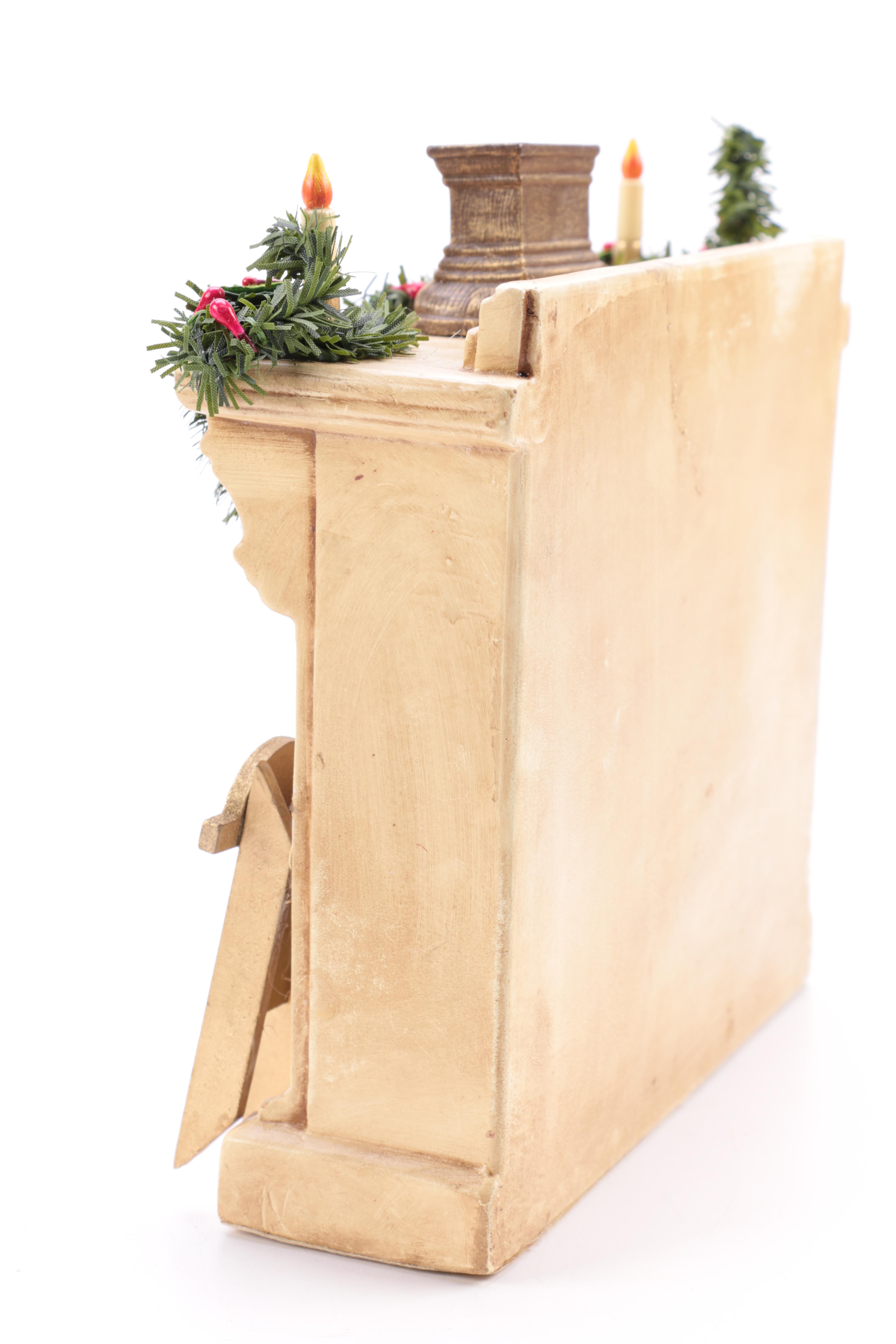 Resin Christmas Figurines Including Clothtique Santa by Possible Dreams