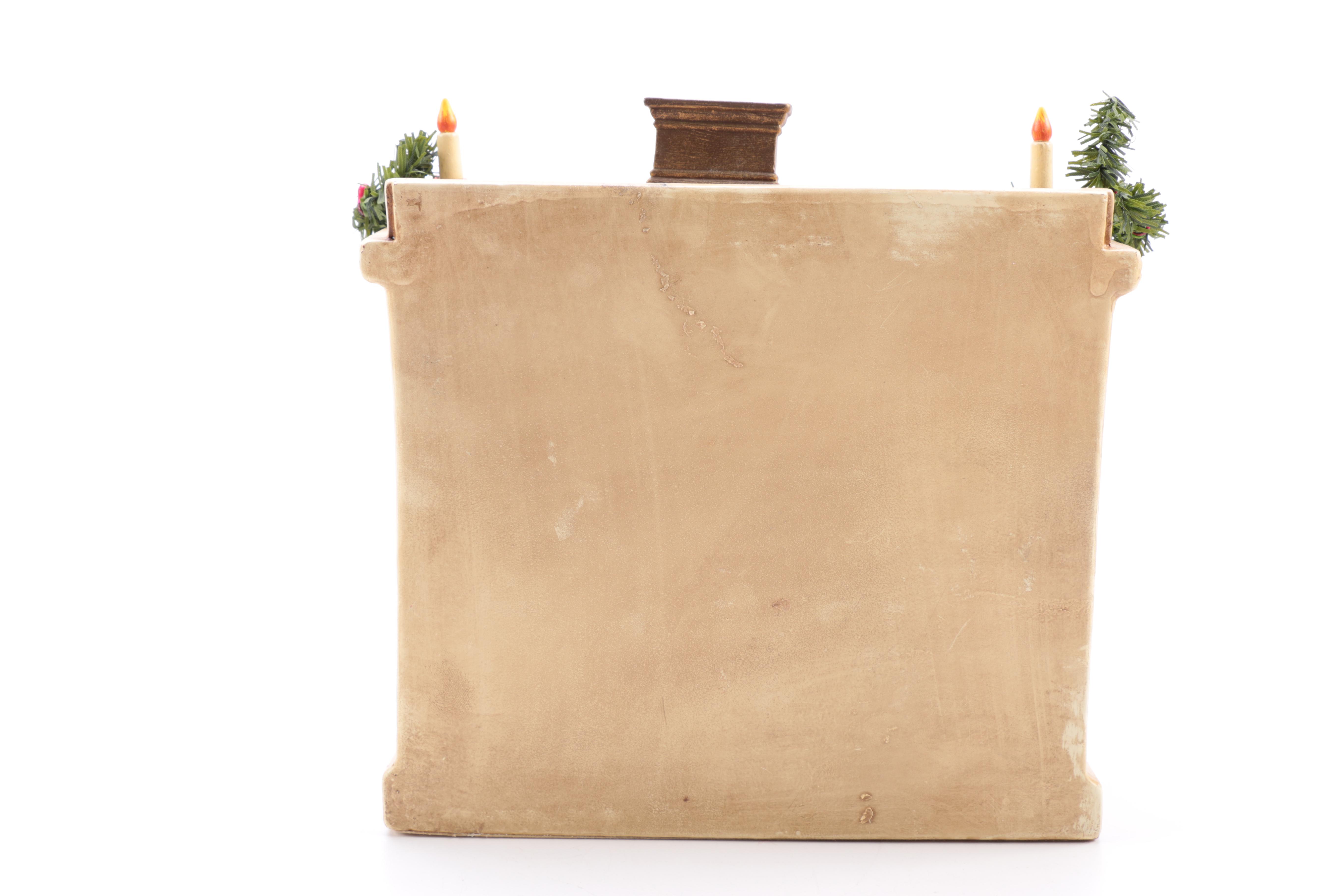 Resin Christmas Figurines Including Clothtique Santa by Possible Dreams