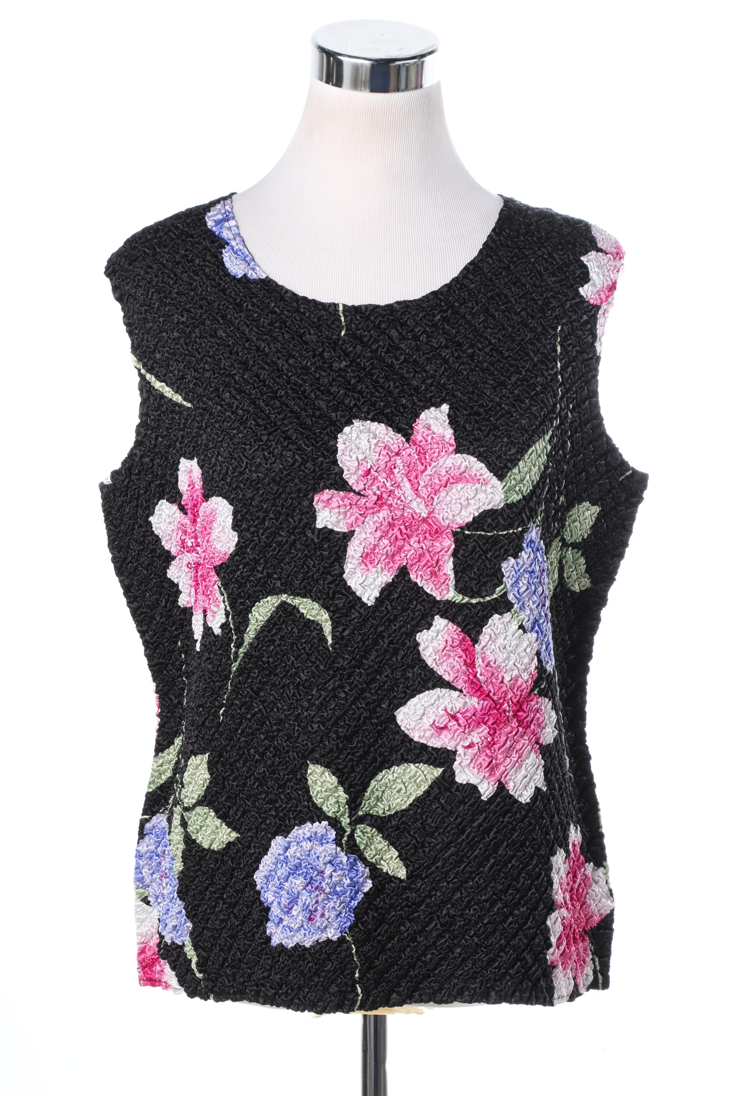 Gianfranco Ferre Sweater and Tania Floral Shell