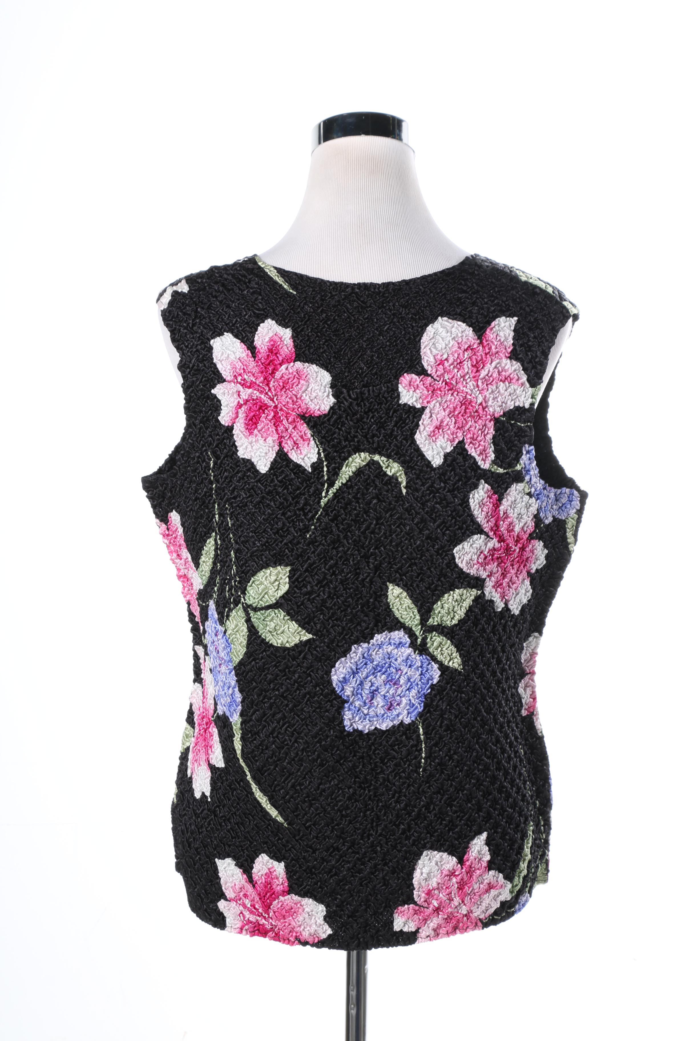 Gianfranco Ferre Sweater and Tania Floral Shell