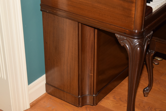 Baldwin Acrosonic Spinet Piano, Bench and Sheet Music