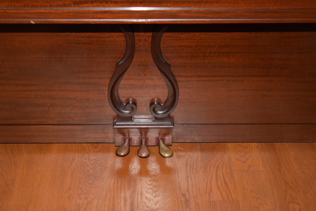 Baldwin Acrosonic Spinet Piano, Bench and Sheet Music