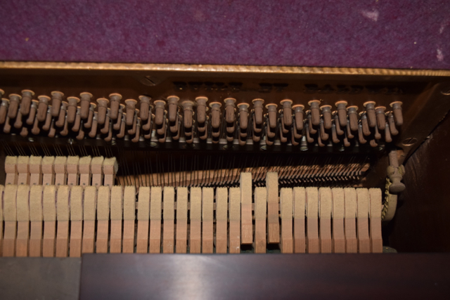 Baldwin Acrosonic Spinet Piano, Bench and Sheet Music