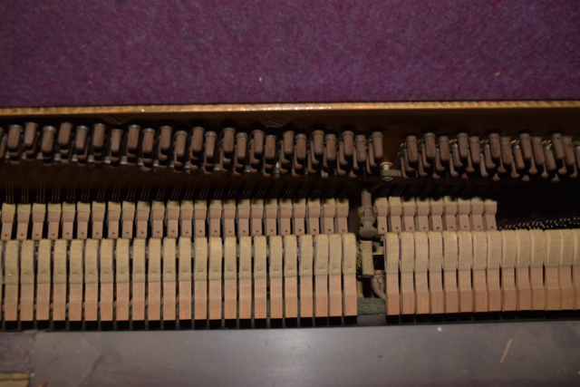 Baldwin Acrosonic Spinet Piano, Bench and Sheet Music