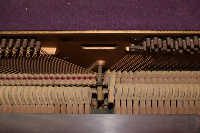 Baldwin Acrosonic Spinet Piano, Bench and Sheet Music