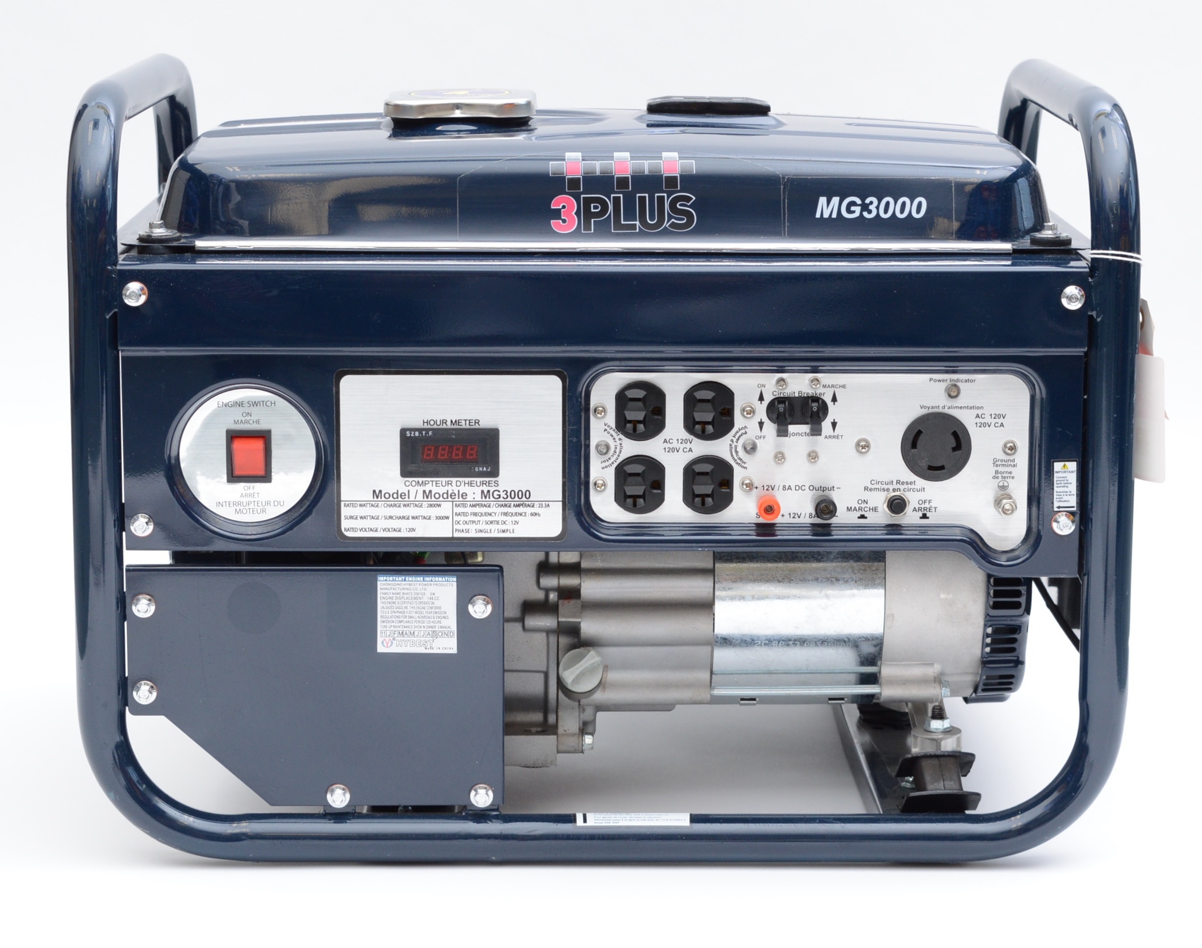 3 PLUS 3000 Watt Generator