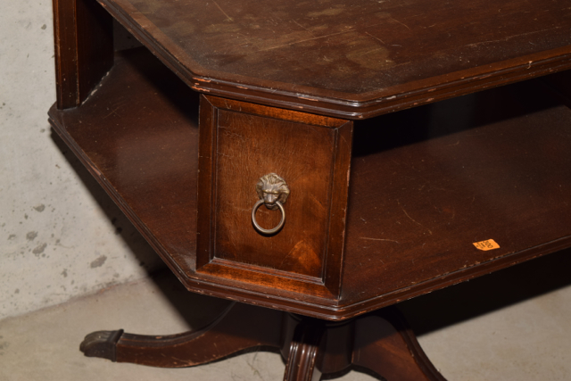 Vintage Victrola Cabinet and Side Table