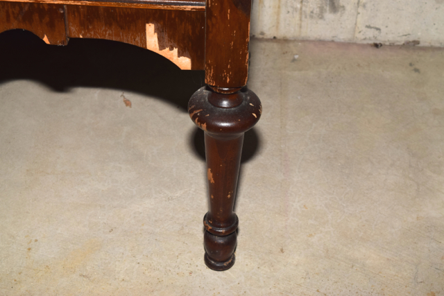 Vintage Victrola Cabinet and Side Table