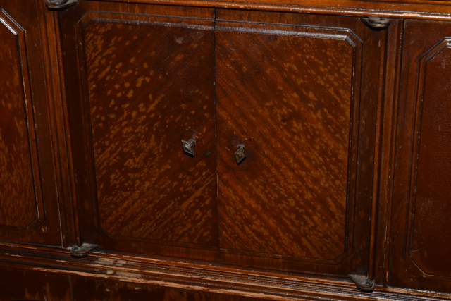 Vintage Victrola Cabinet and Side Table