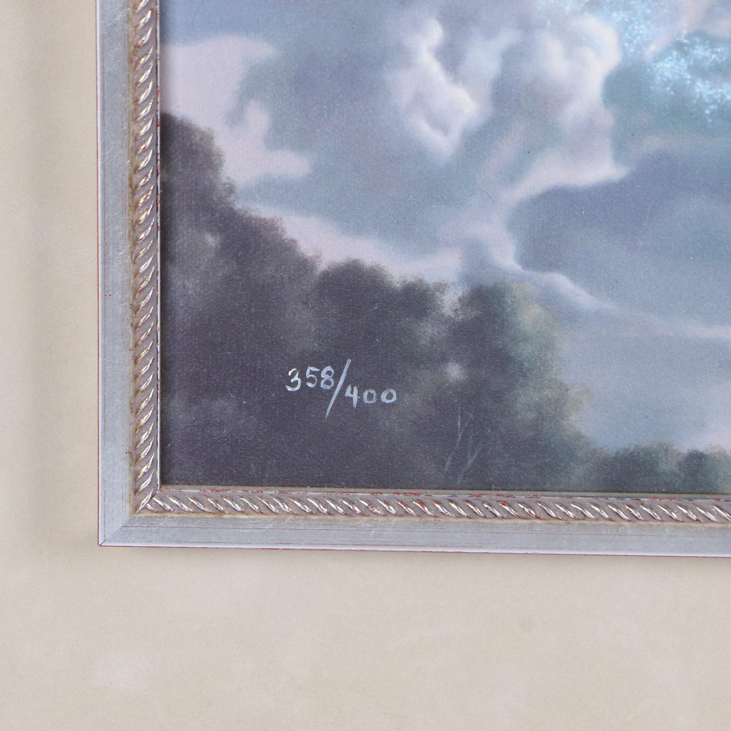 Limited Edition Offset Lithograph on Canvas After Bob Byerley "An Invitation to Flight"