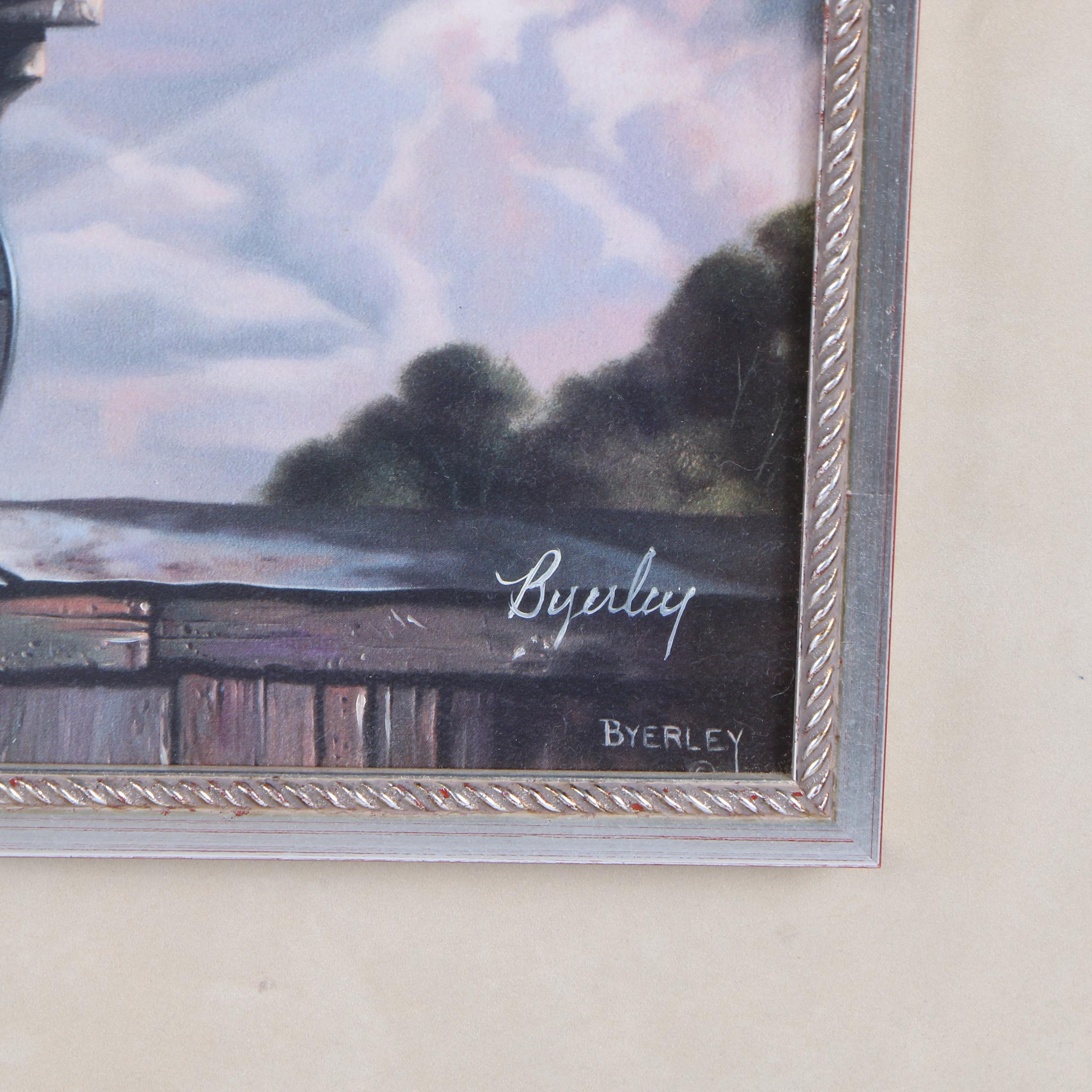 Limited Edition Offset Lithograph on Canvas After Bob Byerley "An Invitation to Flight"