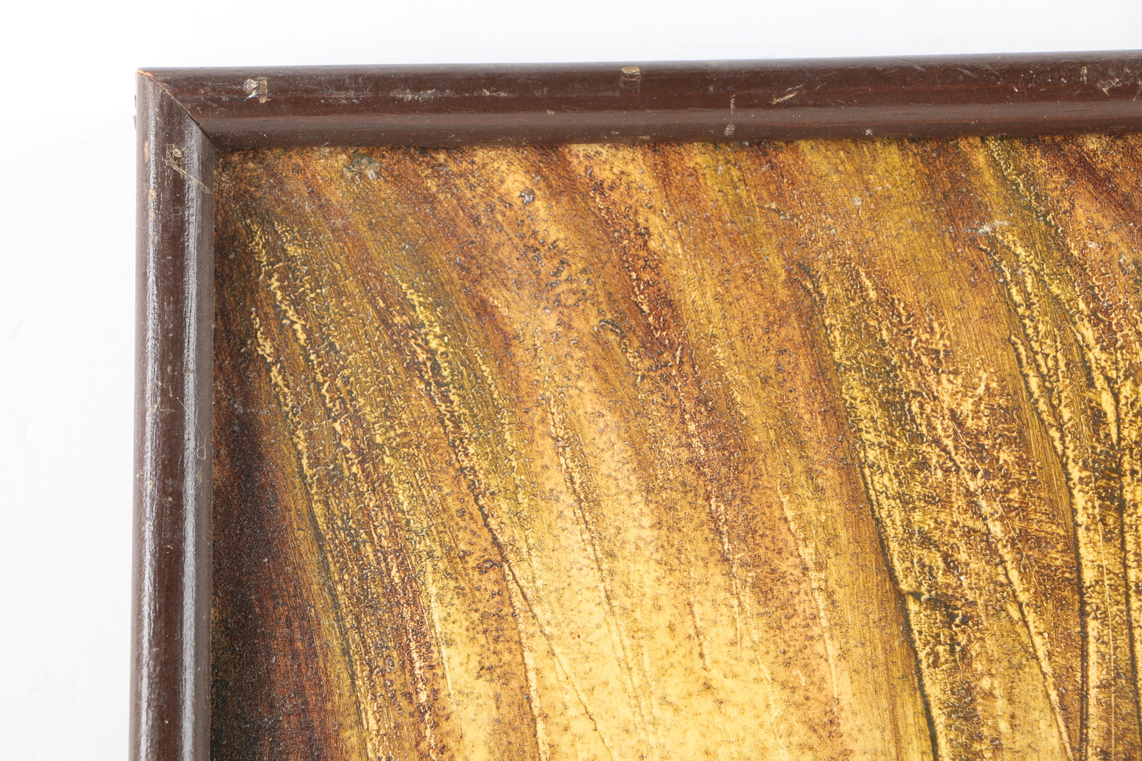 Oil Painting on Canvas of East Asian Style Composition